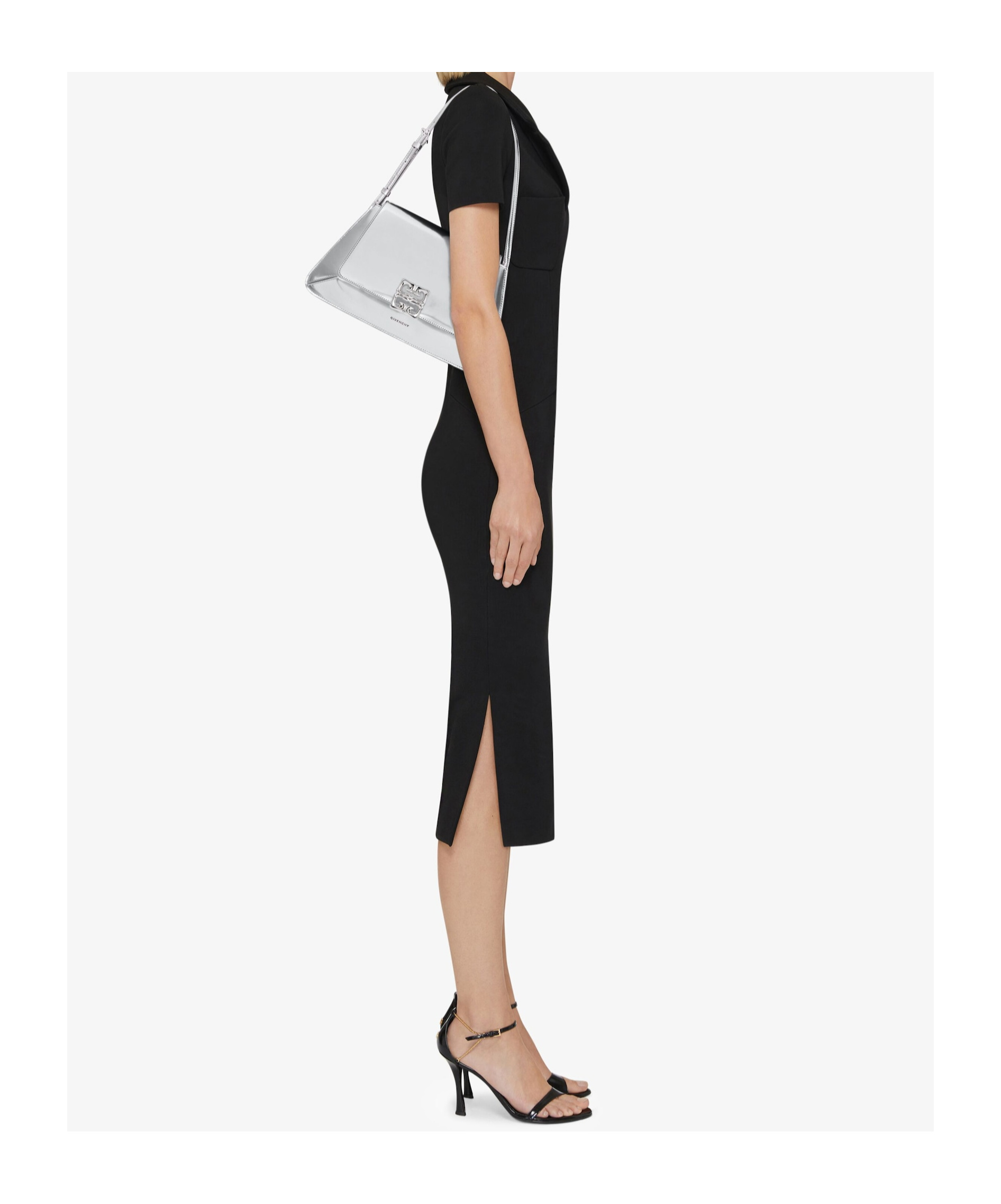 Givenchy Dress In Punto Milano With 4g Detail In Black