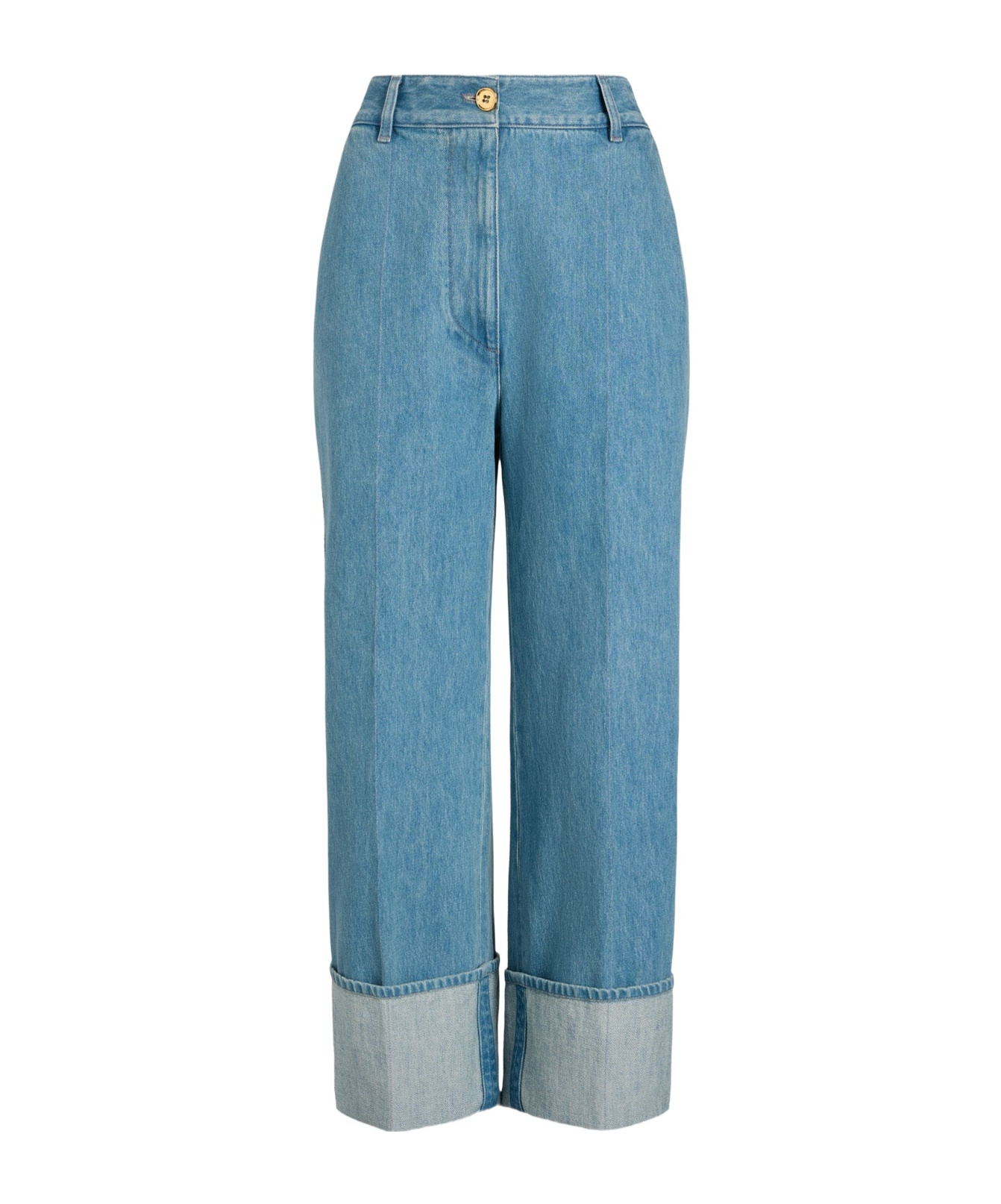 Patou Belt-loop Jeans In Blue