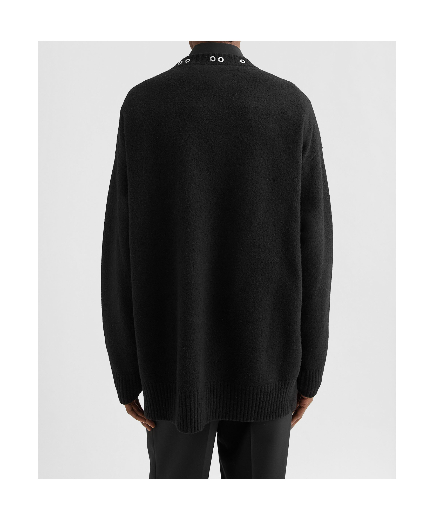 Jil Sander Crewneck Jumper With Stud Application