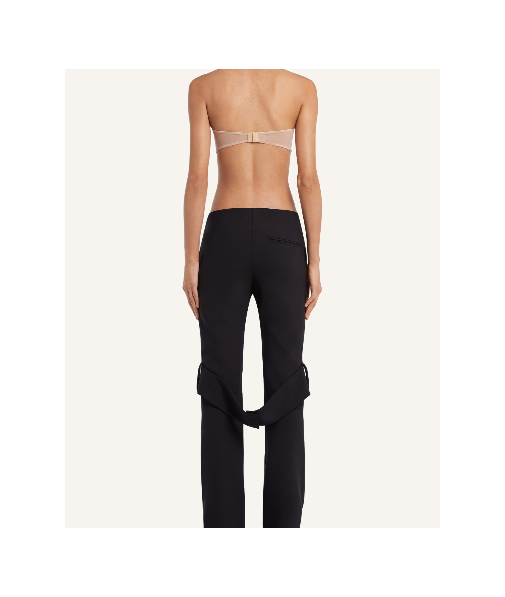 Courrèges Illusion Top In Black