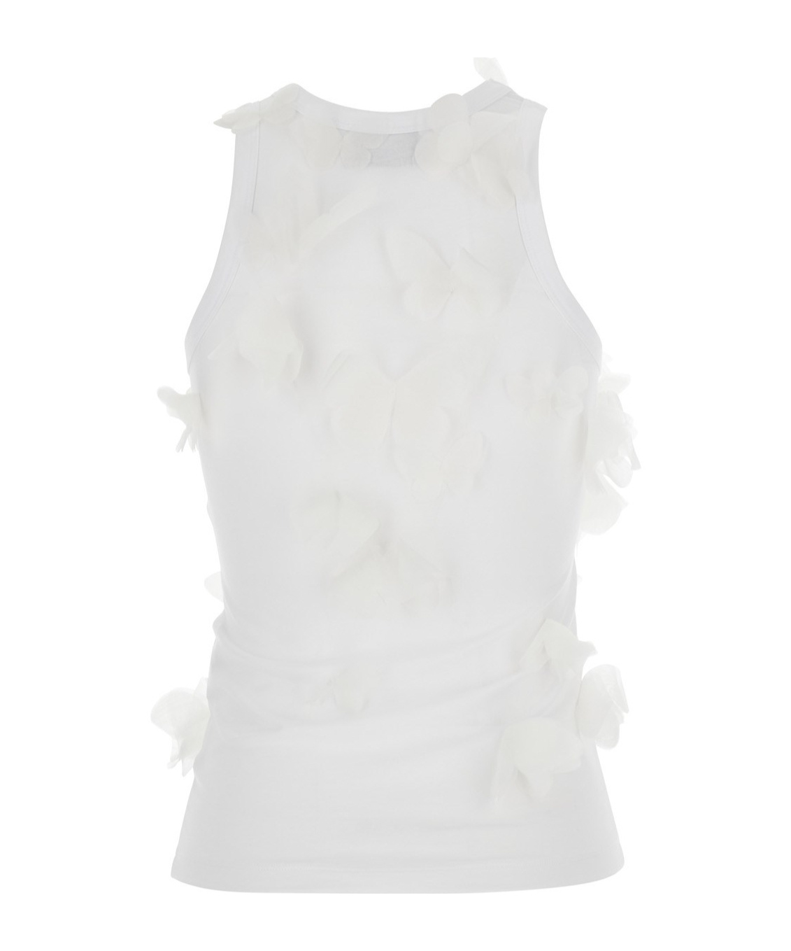 Coperni Butterfly Logo Tank Top In White