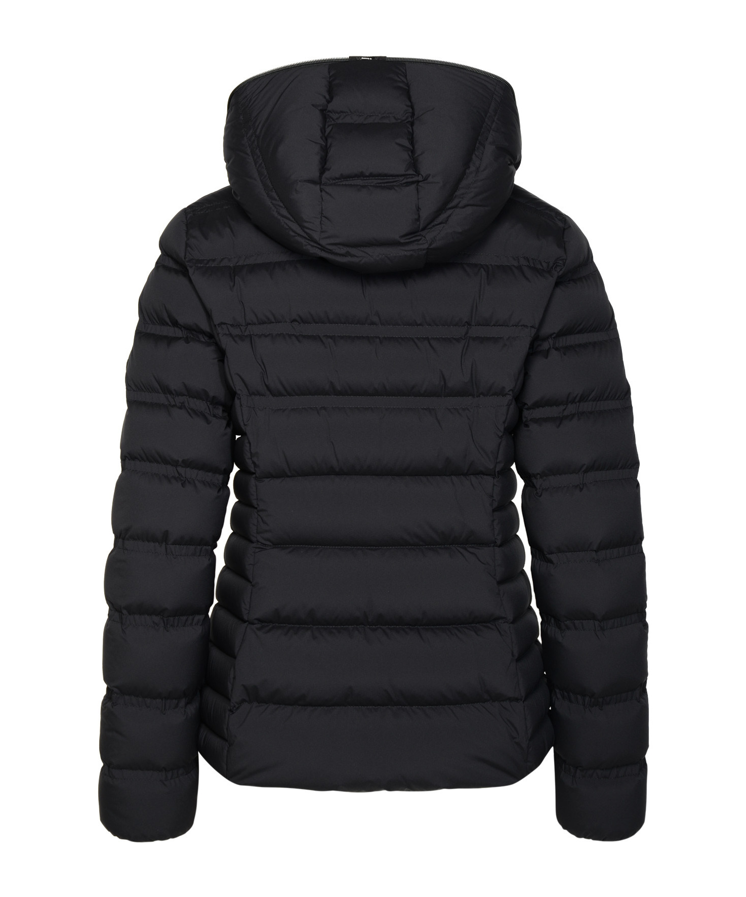 Moncler Long-sleeved Down Jacket In Black