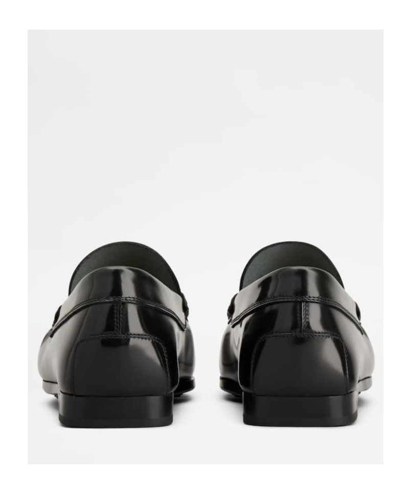 Tod's Tod Penny Leather Loafers In Black