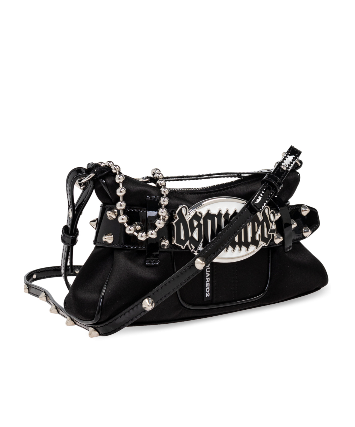 Shop Dsquared2 Mini Gothic Cross Body Bag In Black