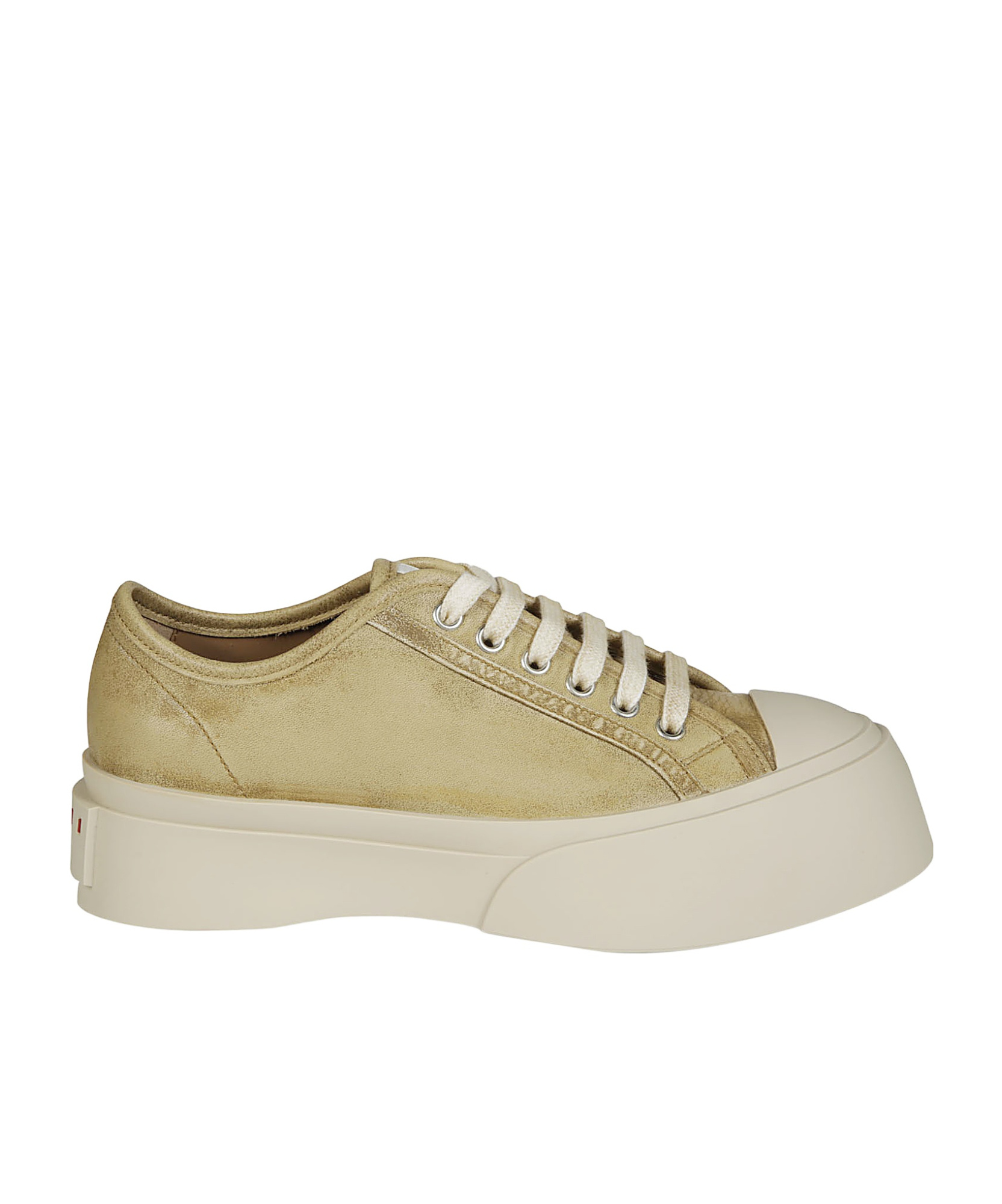 Marni Pablo Low-top Sneakers Metal Eyelets In Nude