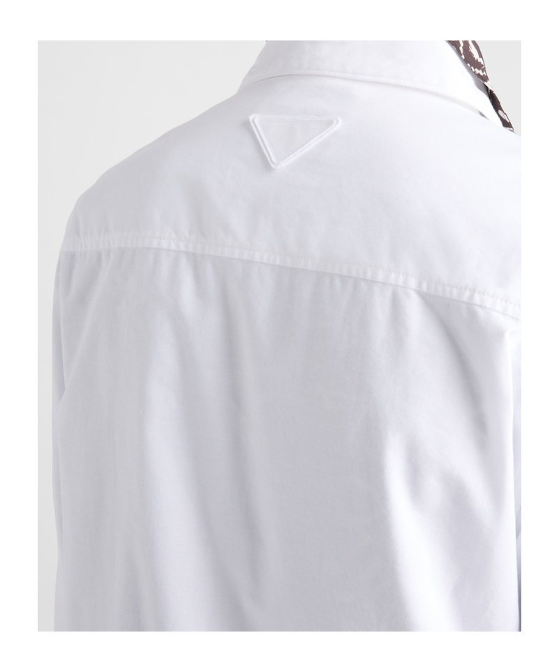Prada Long Sleeve Casual Jacket In White
