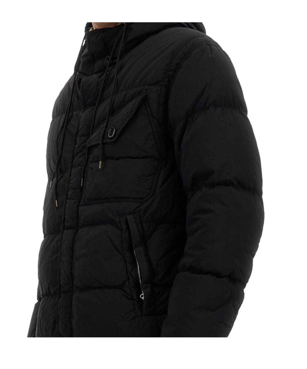 Ten C Survival Down Puffer Jacket In Black