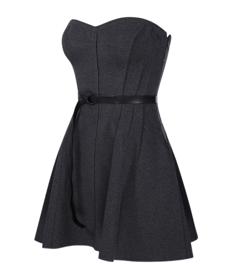Norma Kamali Cotton Grace Mini Dress
