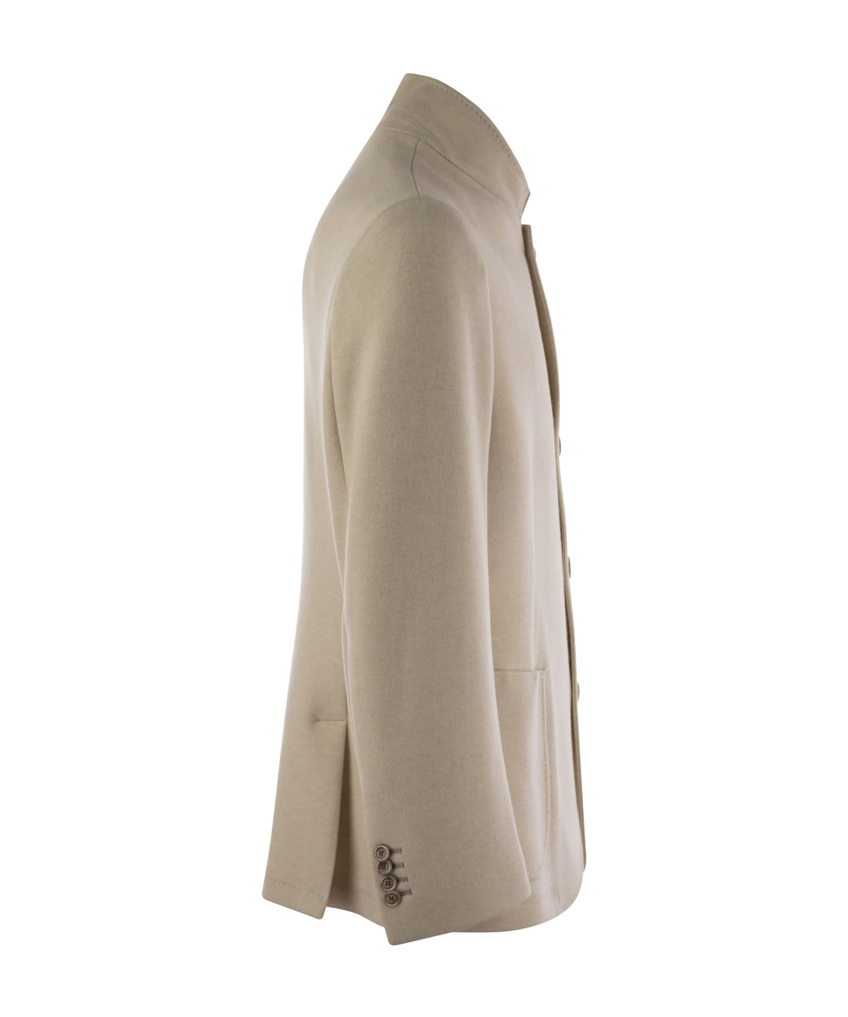 Fedeli Single-breasted Blazer In Nude