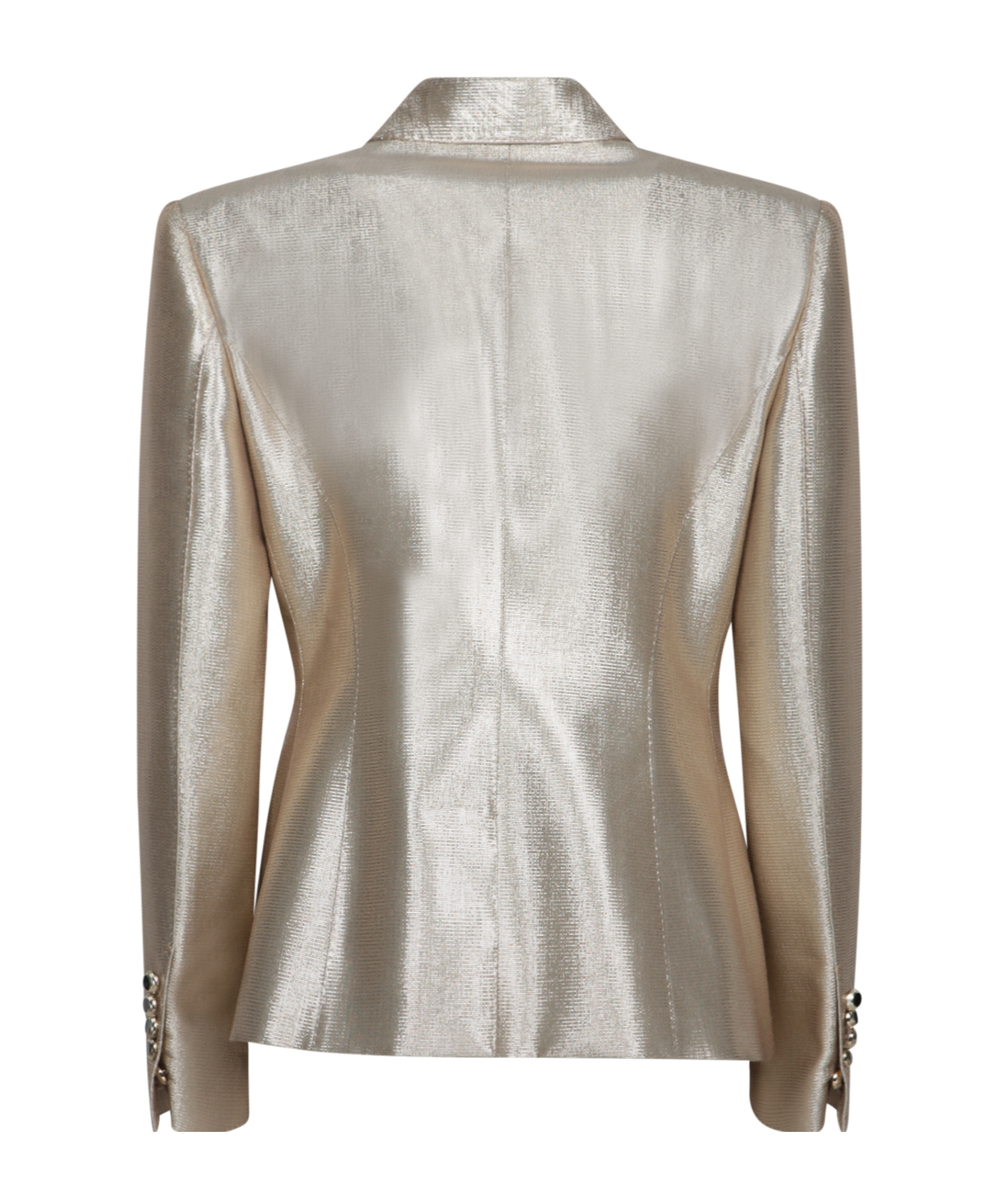 Tom Ford Tailored Gold Lurex Wool Jacket In Gold
