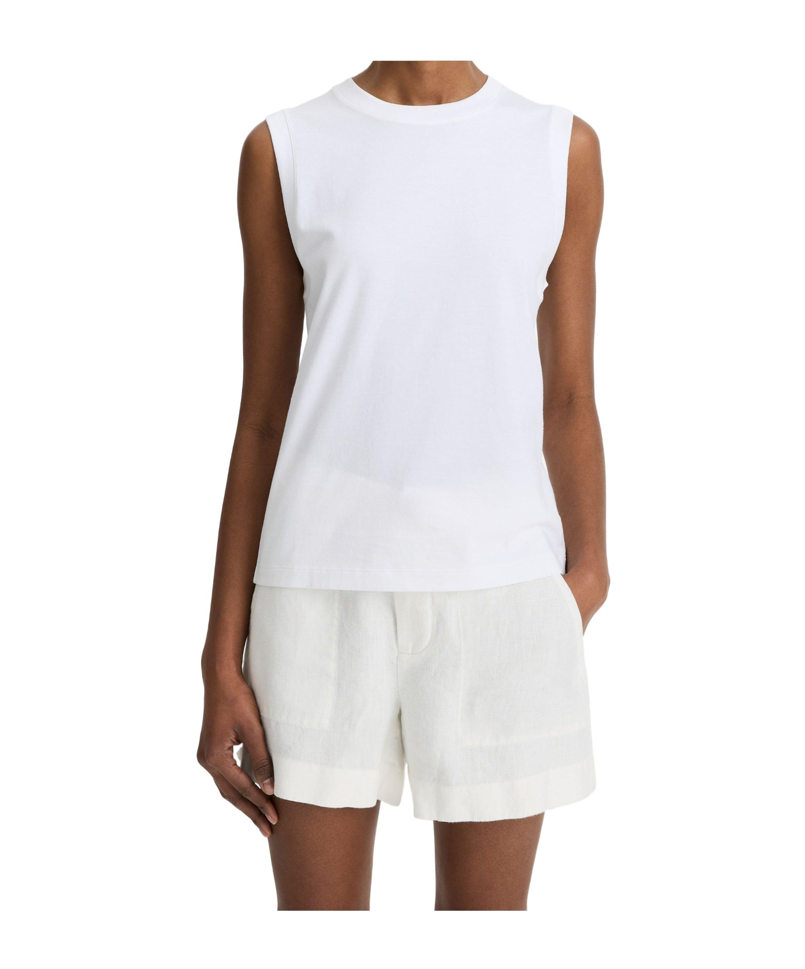 Vince Crew Neck Cotton T-shirt