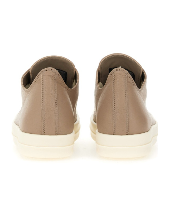Rick Owens Lace-up Low-cut Casual Shoes In Nude