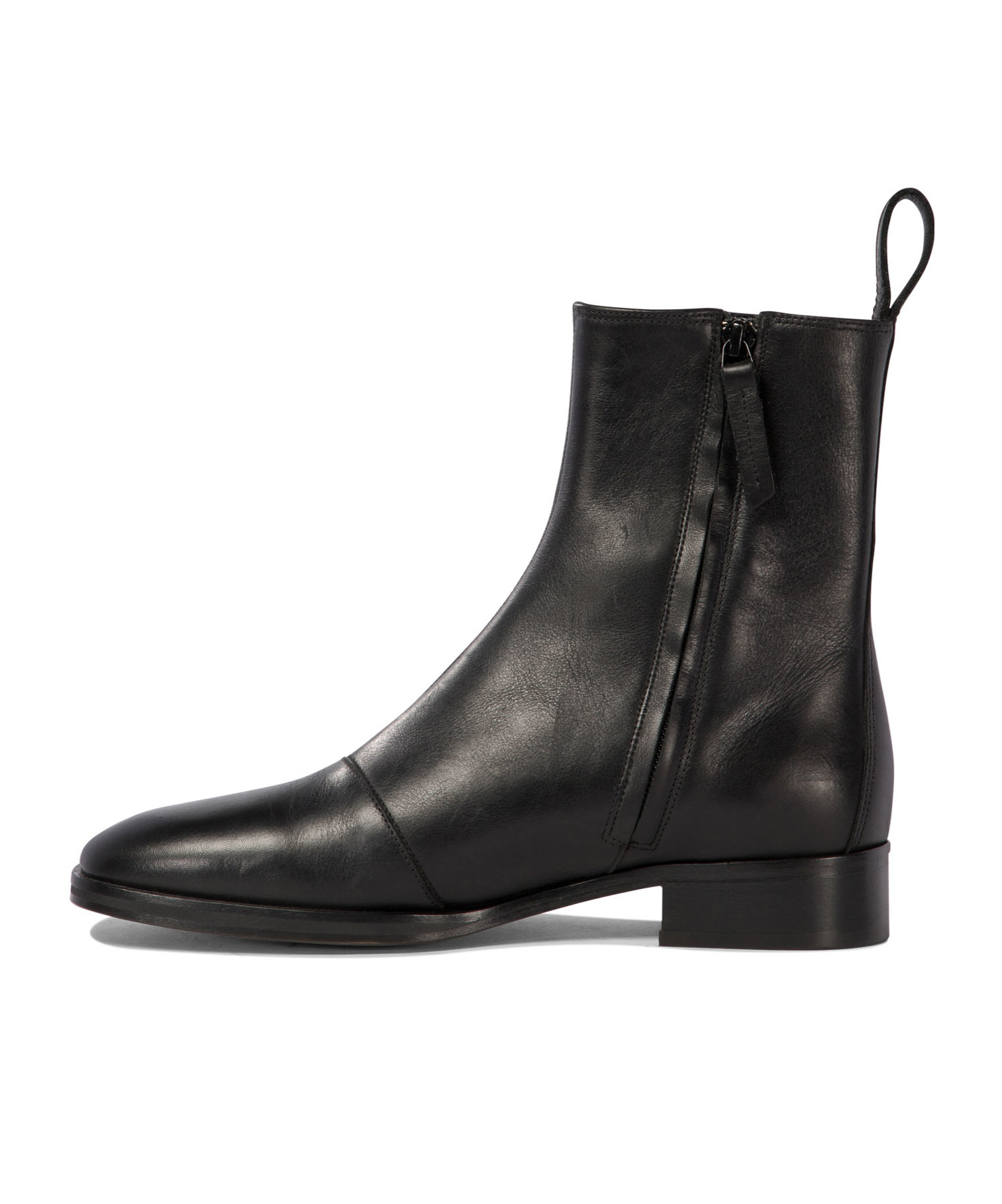 SOEUR SQUARE-TOED SHORT BOOTS 