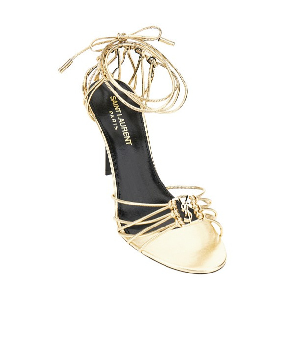 Shop Saint Laurent Open-toe High-heeled Sandals