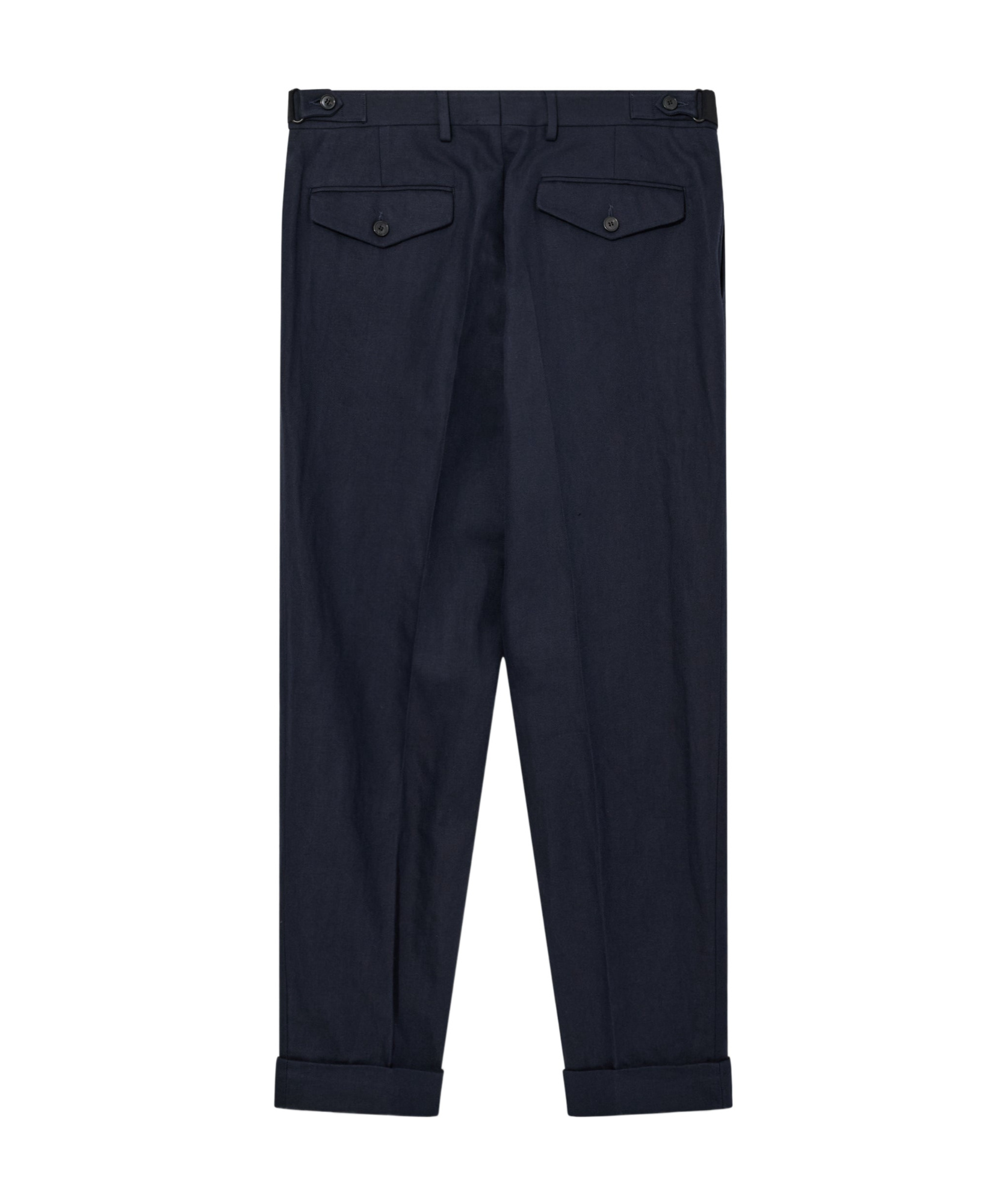 Dries Van Noten Belt-loop Casual Pants In Black