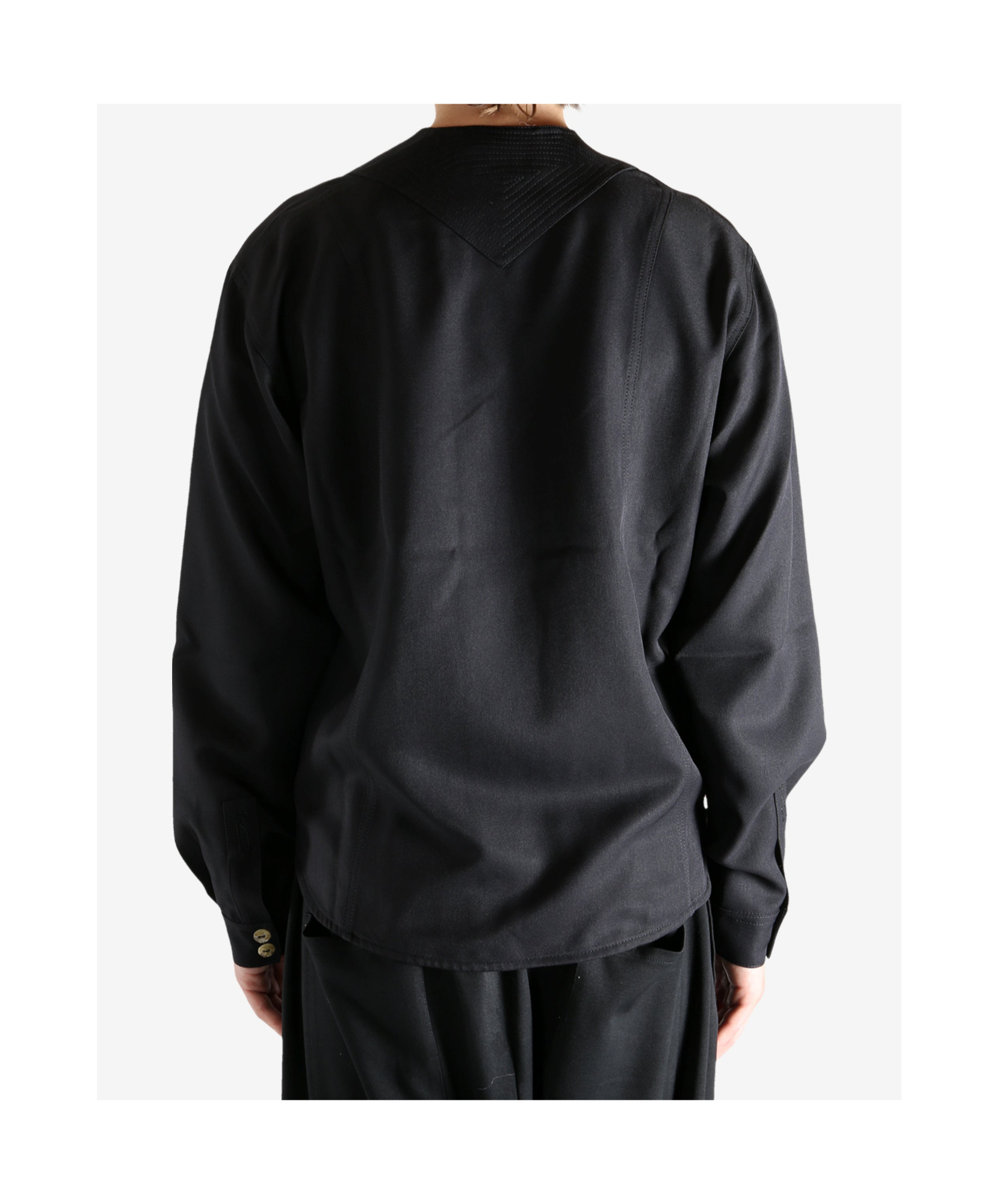 Kiko Kostadinov Crew Neck Casual Jacket In Black