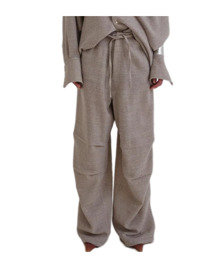 Darkpark Pleat Detail Track Pants In Gray