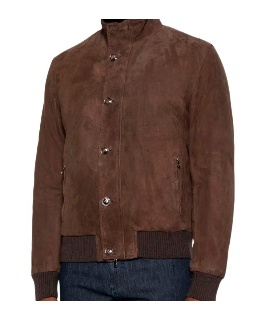 Barba Napoli Single-breasted Jacket In Brown