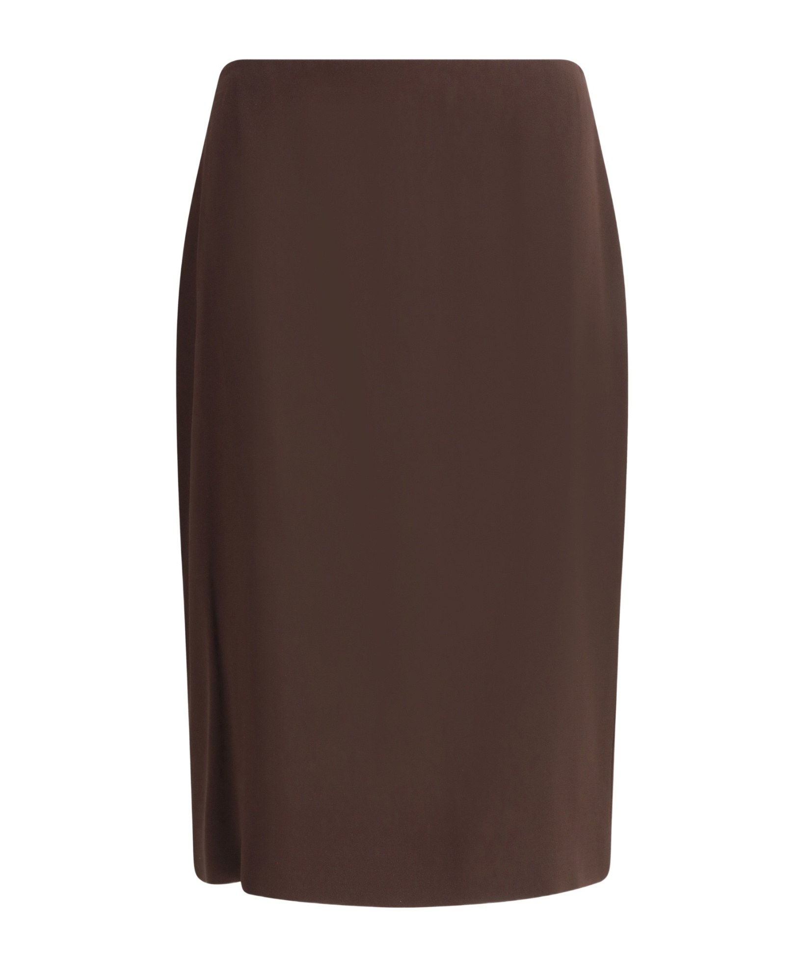 Tom Ford Back Slit Pencil Skirt In Brown