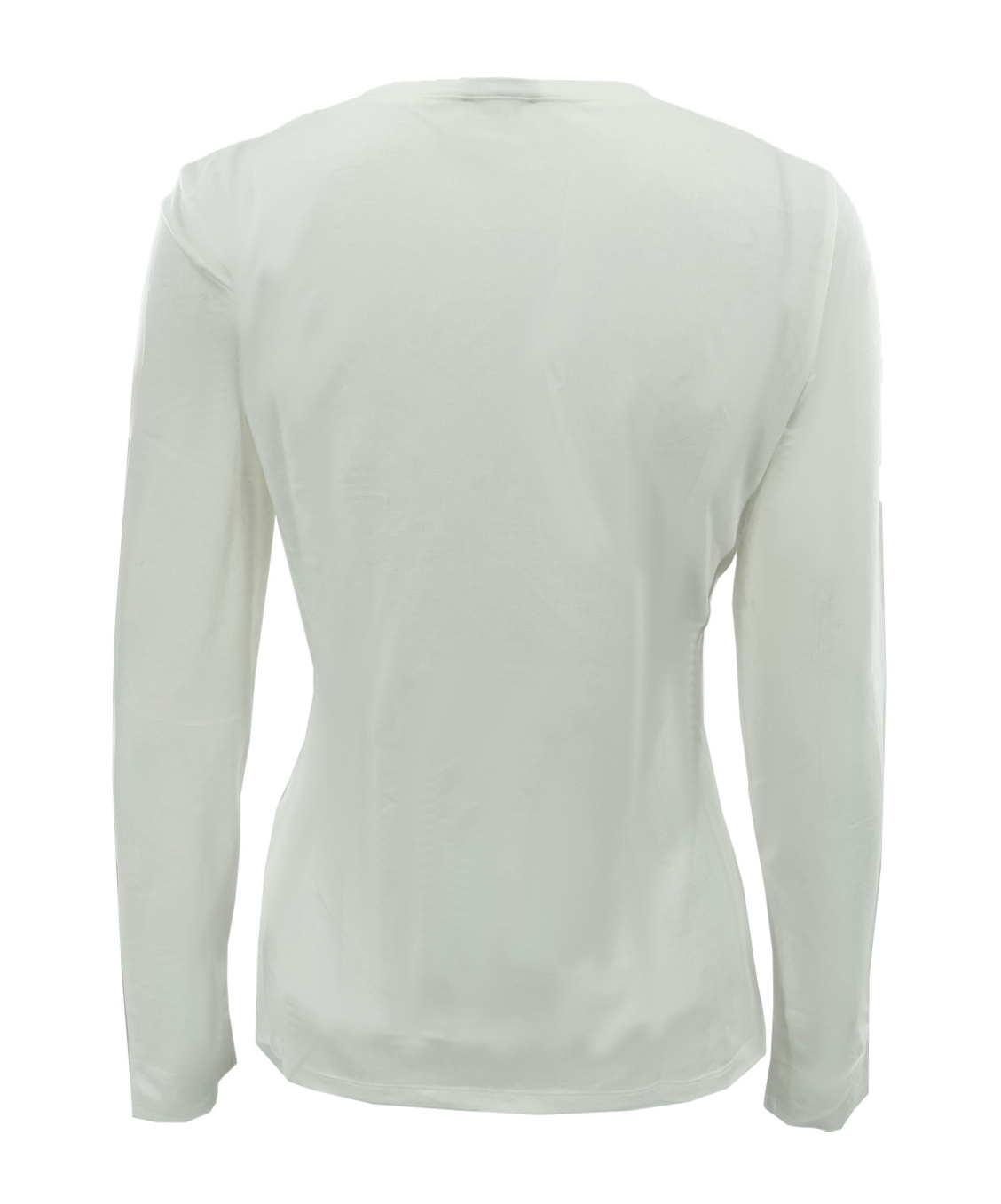 Armani Jeans V-neck Long-sleeved T-shirt In Gray