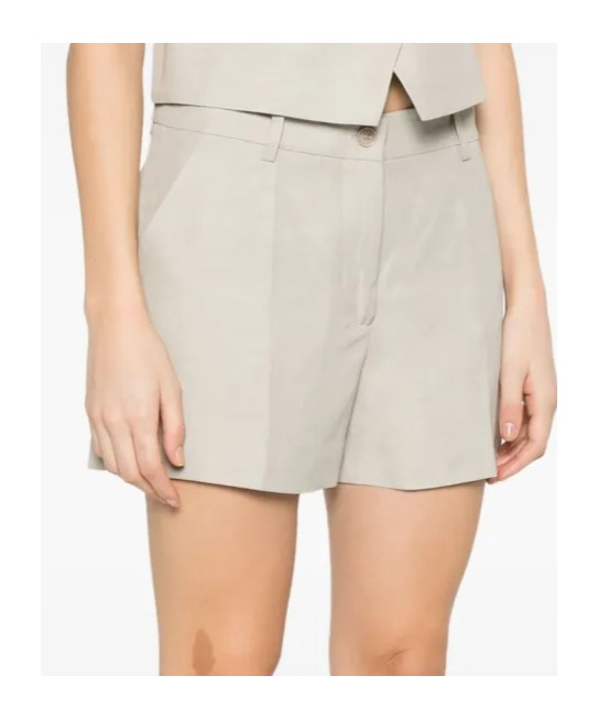 P.a.r.o.s.h Belt Loop Shorts In White