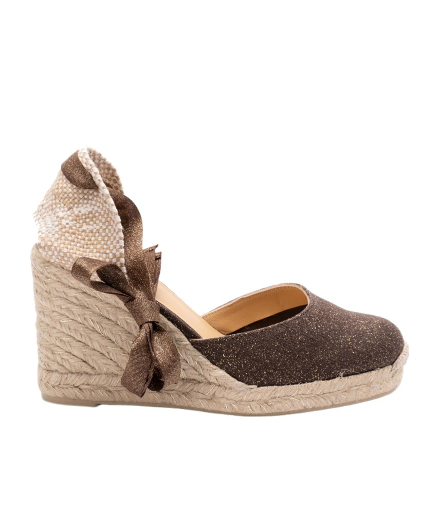 Castaã±er Almond-tipped High-heeled Sandals In Nude