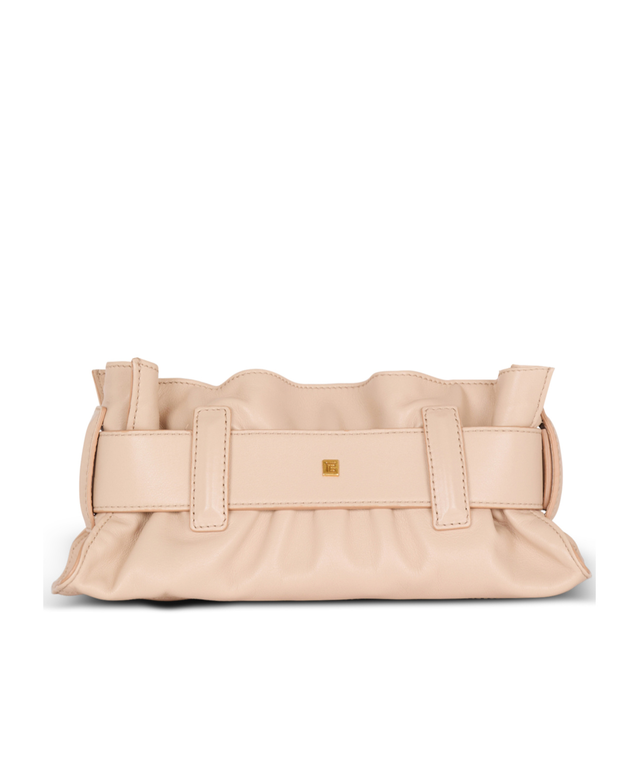 Balmain Anthem Shoulder Bag In Nude