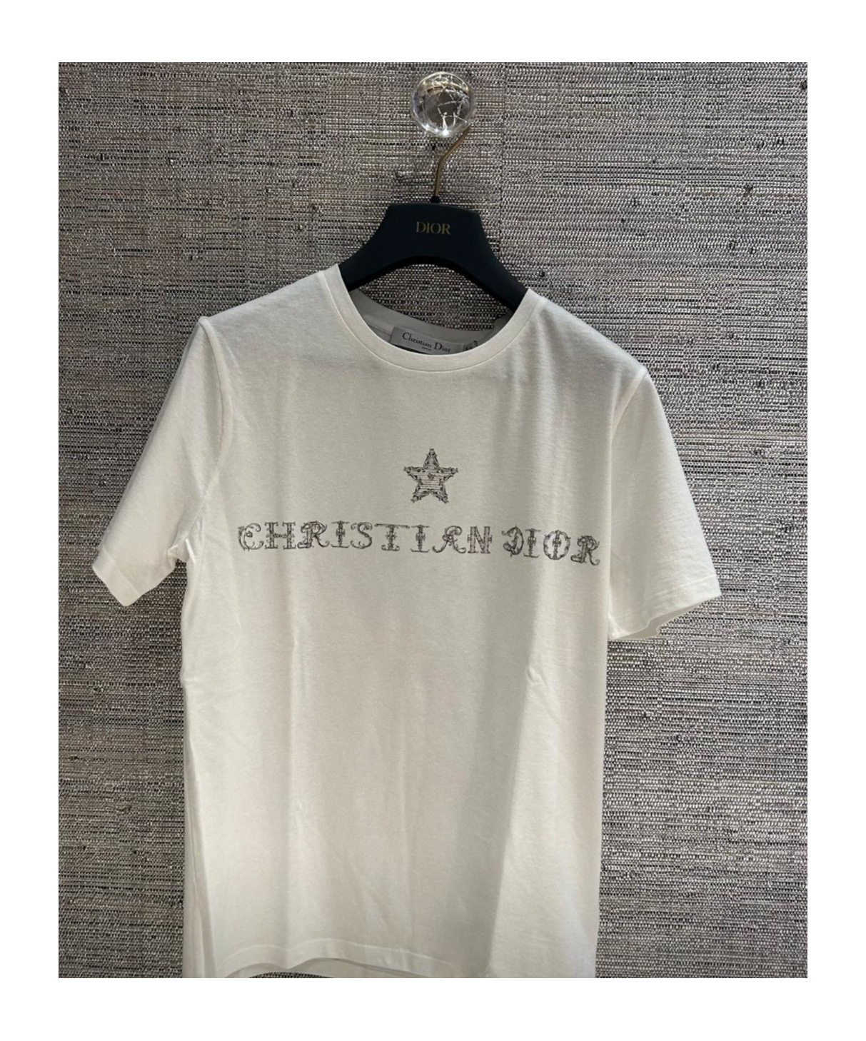 Dior Crew Neck T-shirt In White