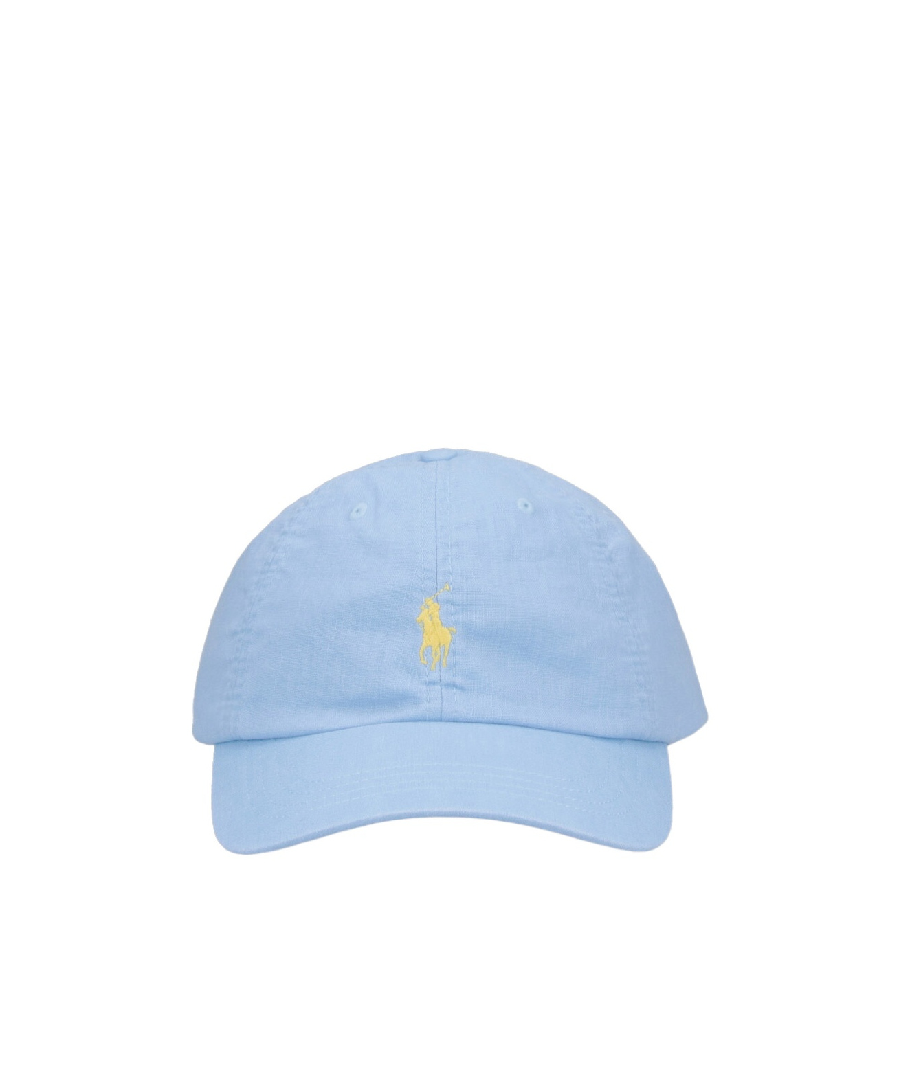 Shop Polo Ralph Lauren Logo Cap In Light Blue