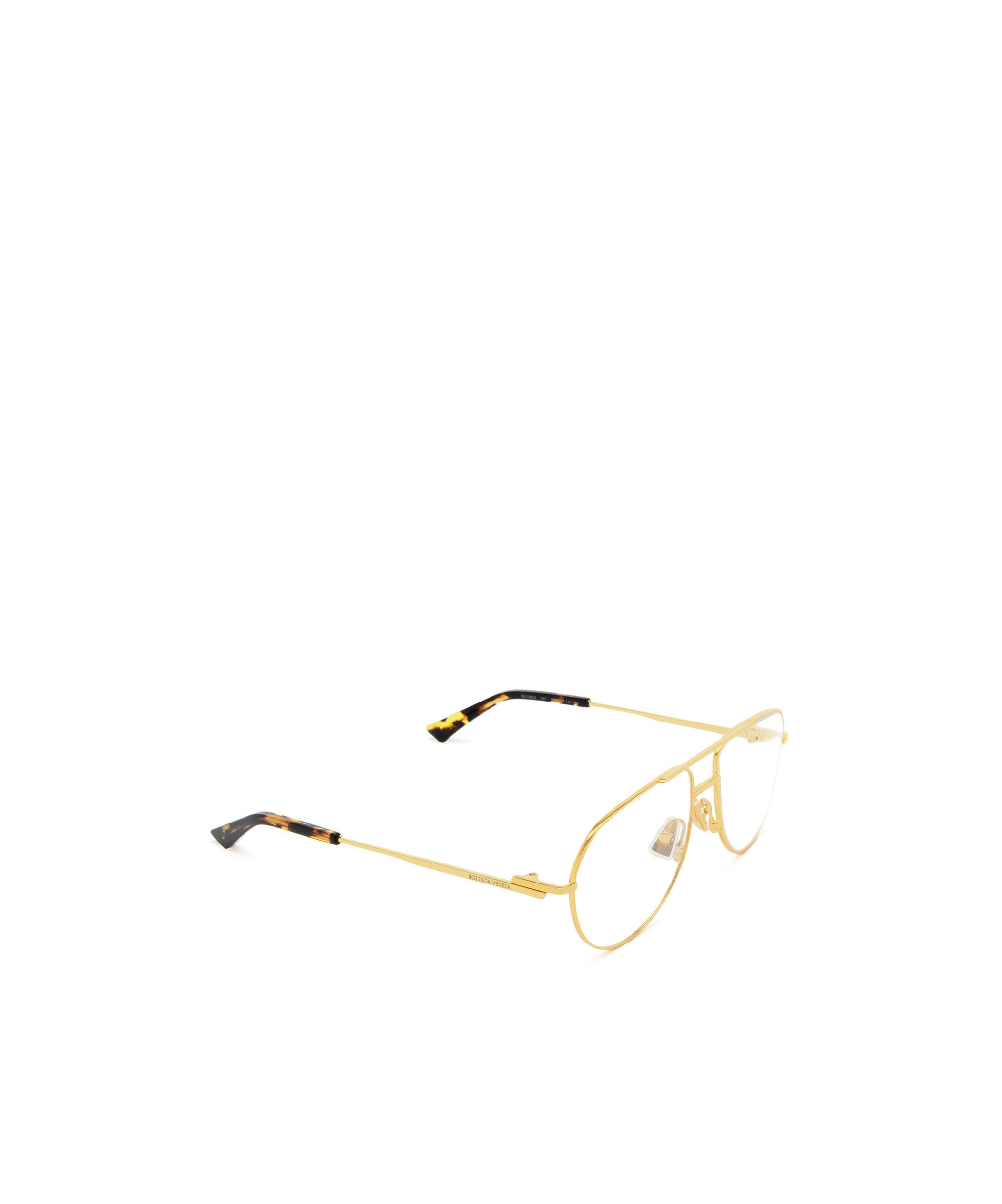 Bottega Veneta Logo Flat Mirror In Nude