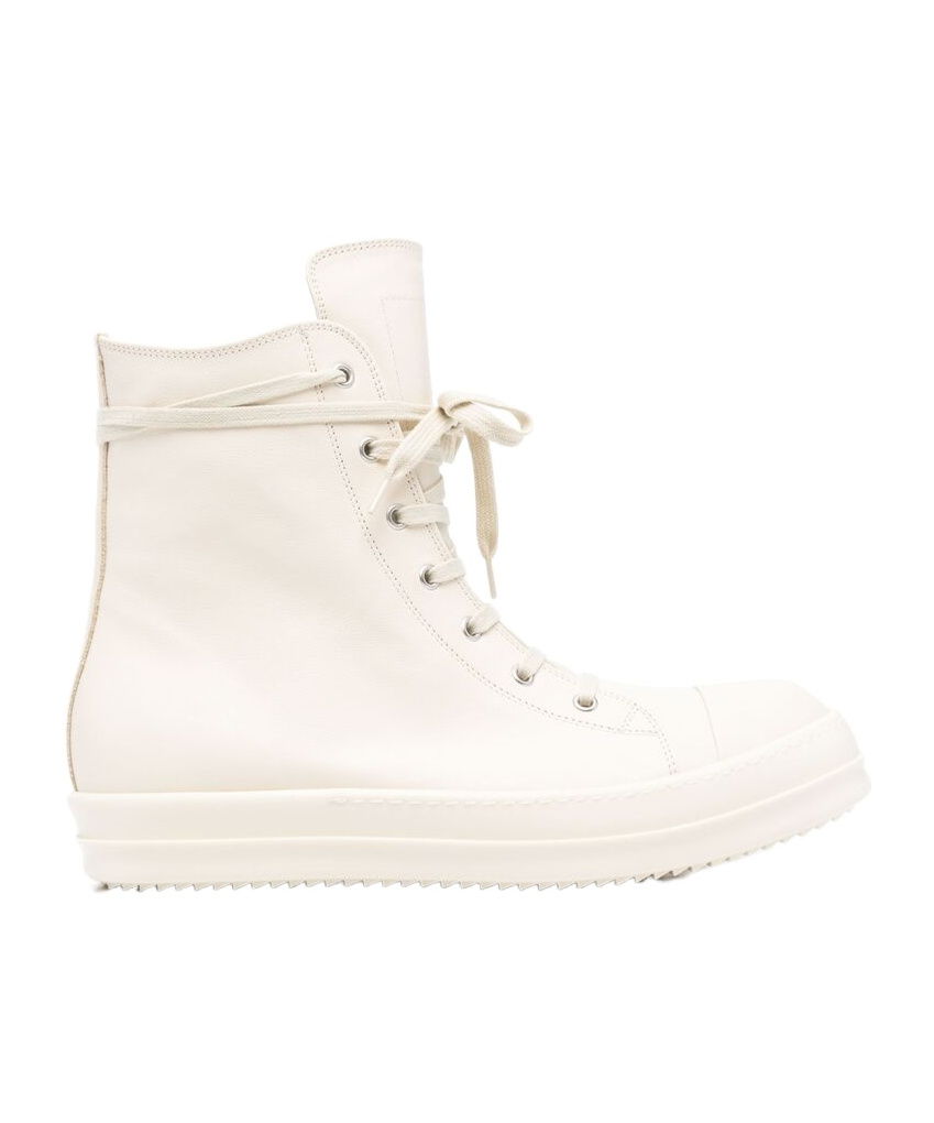 Rick Owens Hollywood Boots In White