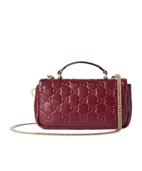 Gucci Gg Milano Mini Handbag In Red