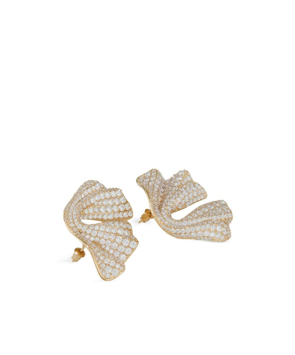 Ferragamo Drape Earrings In Yellow