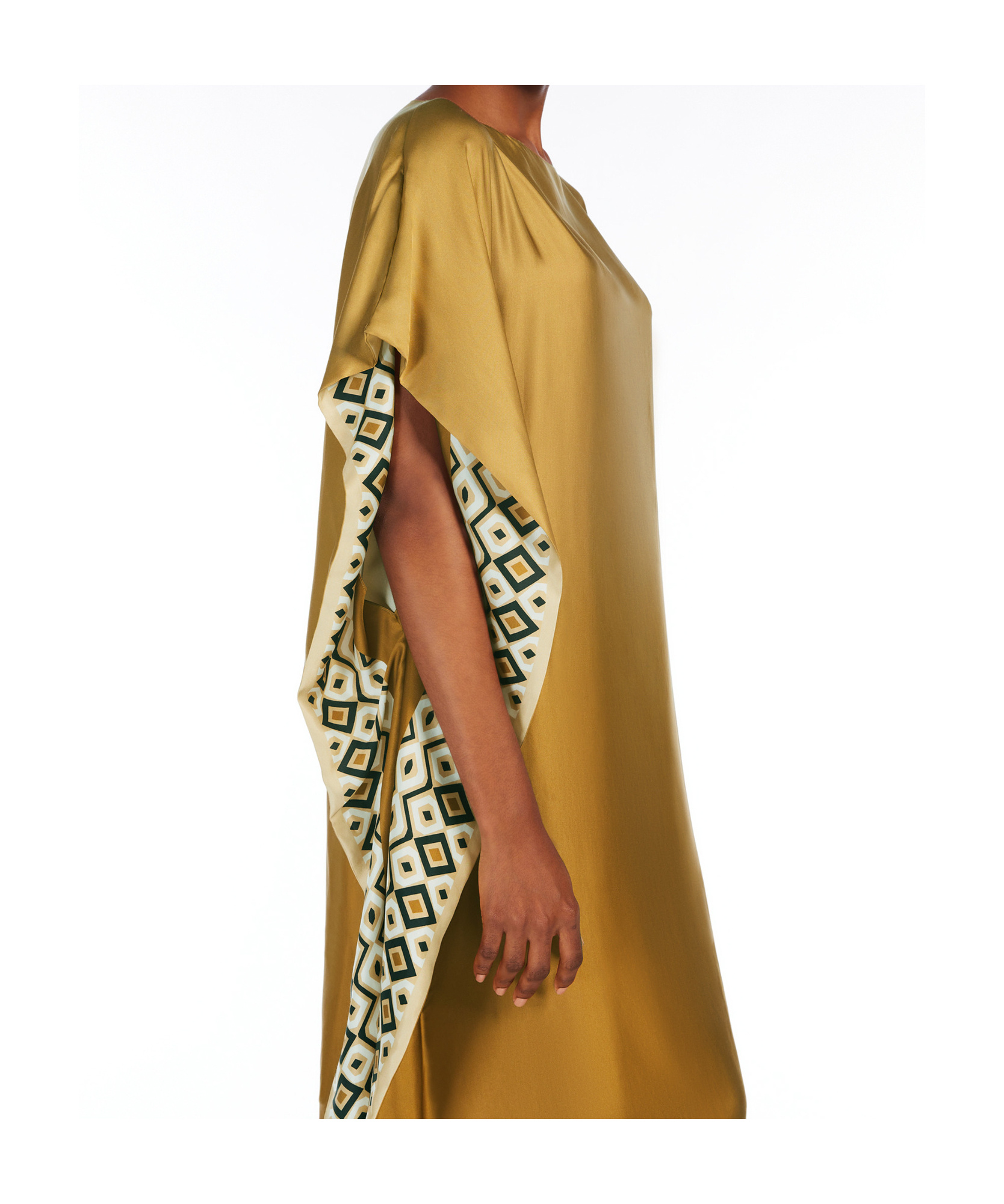 Max Mara Oversized Printed Viscose Kaftan