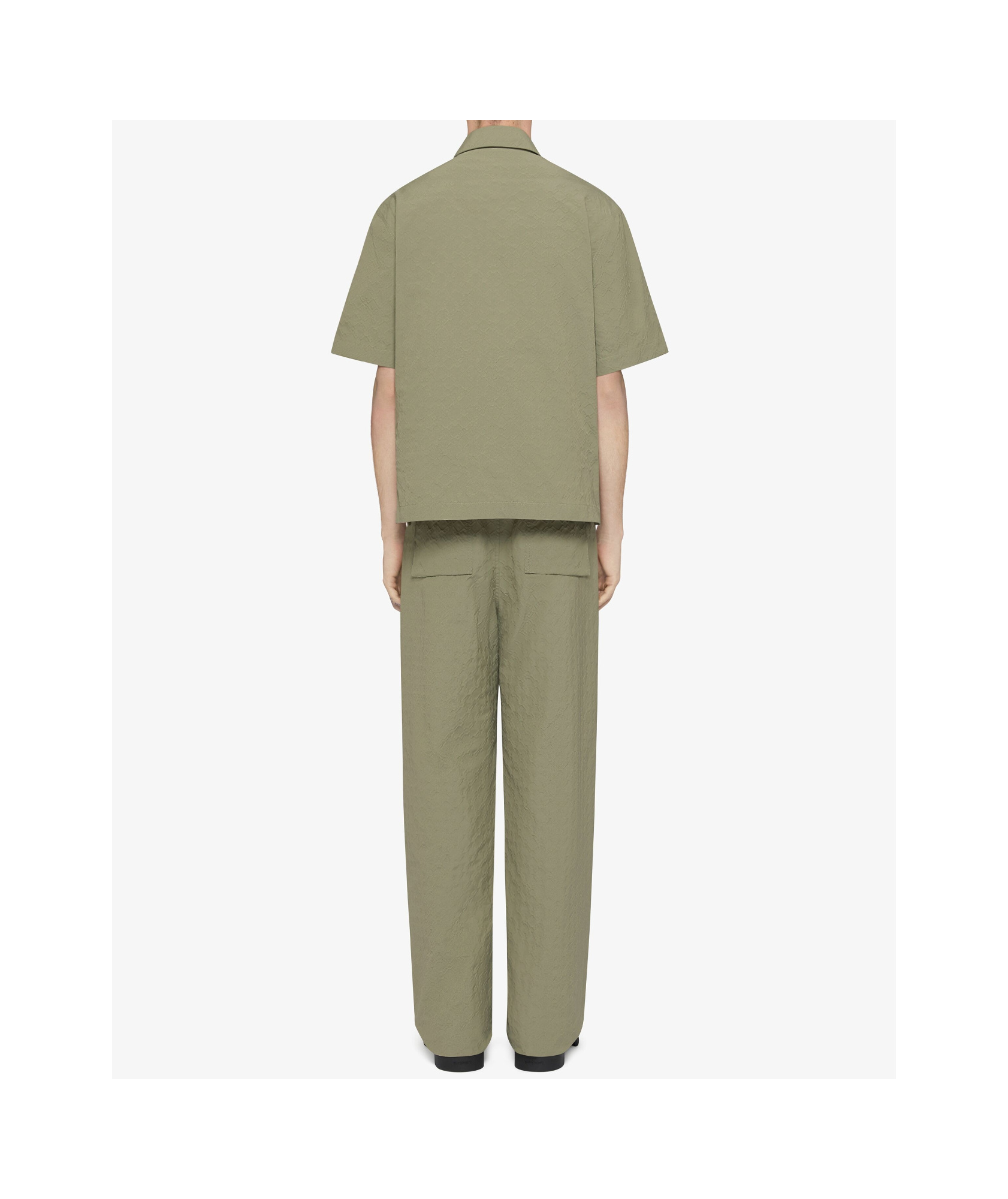 Givenchy Cargo Pants In Textured Monogram 72 In Gray