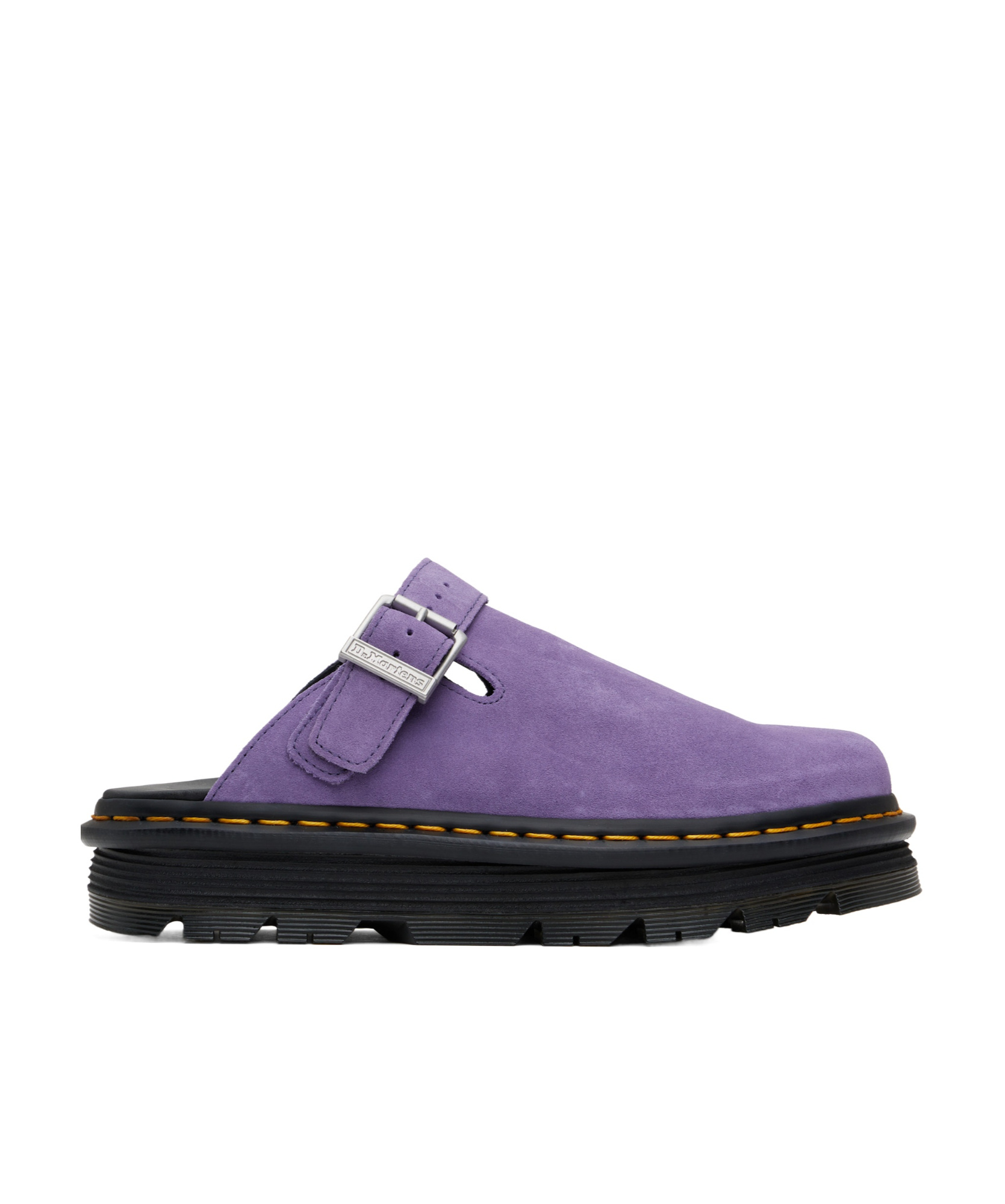 Dr. Martens' Round Toe Mules In Black