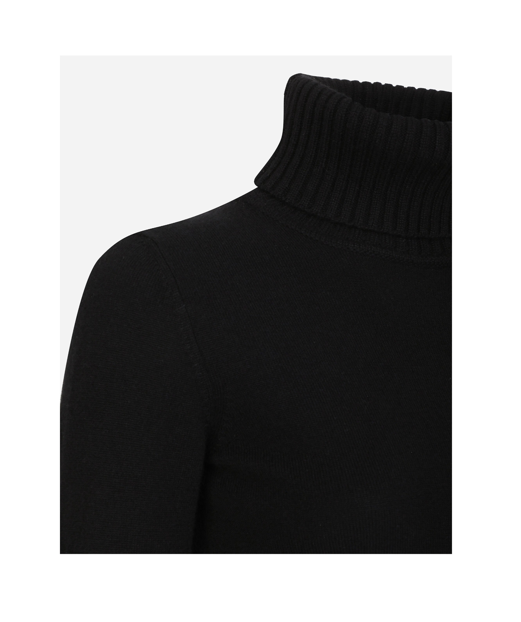 Dolce & Gabbana Cashmere Turtle-neck Sweater In Black