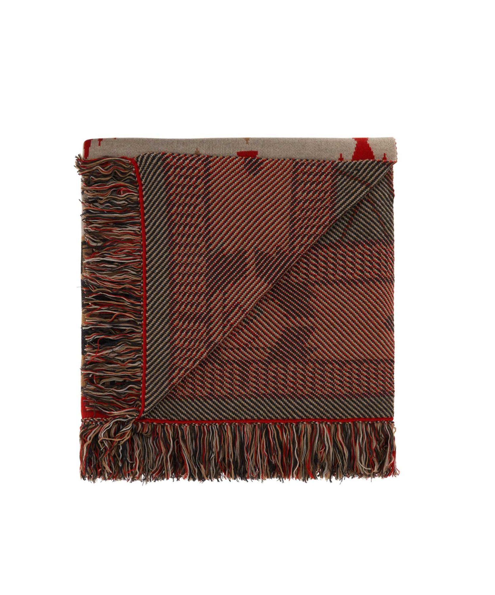 Alanui Jacquard Tassel Blanket In Multicolor