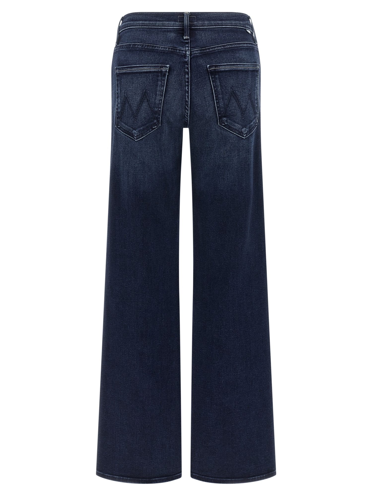 Mother The Mid Rise Maven Sneak Jeans In Blue