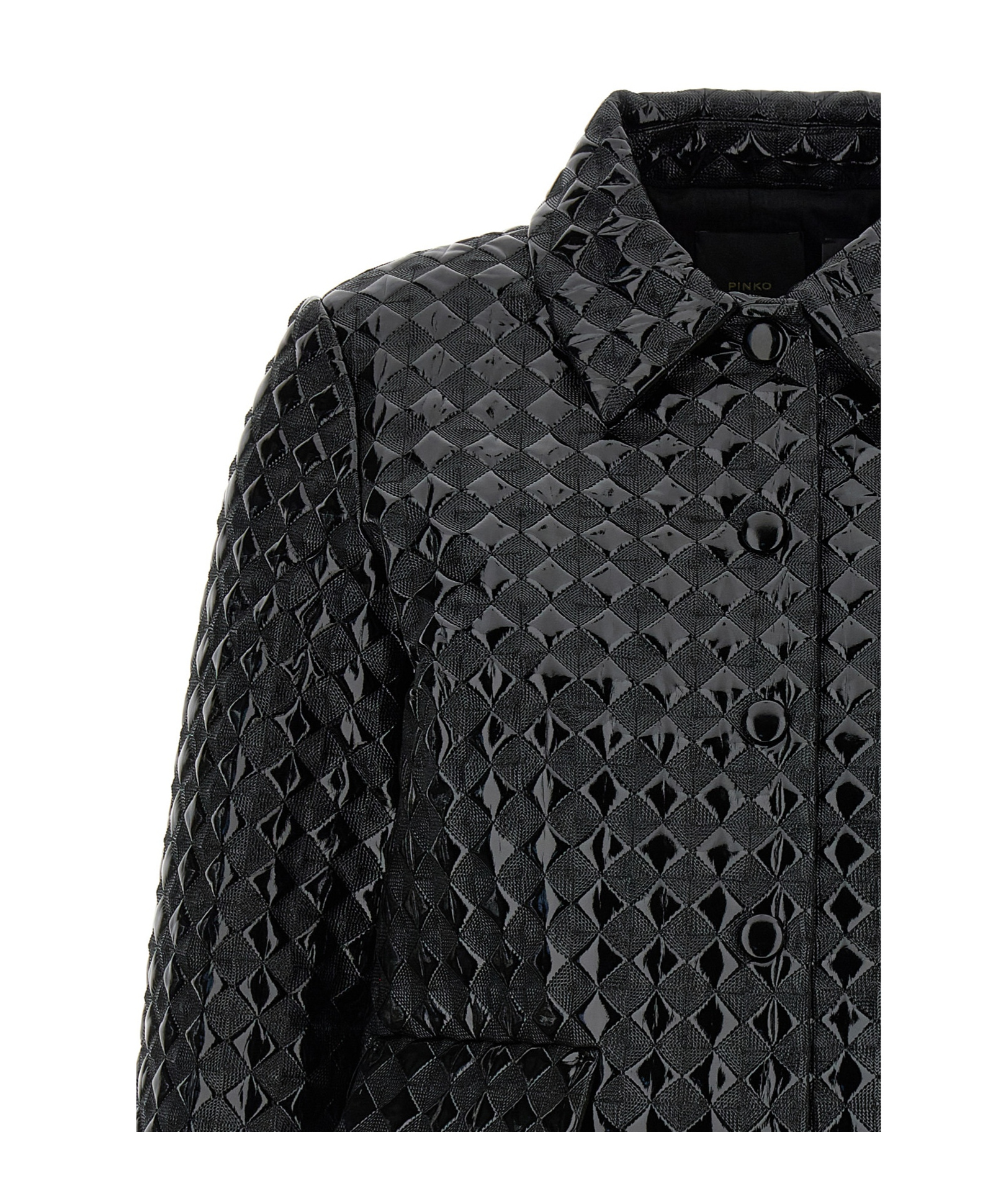 Shop Pinko Leopardi Jacket In Black