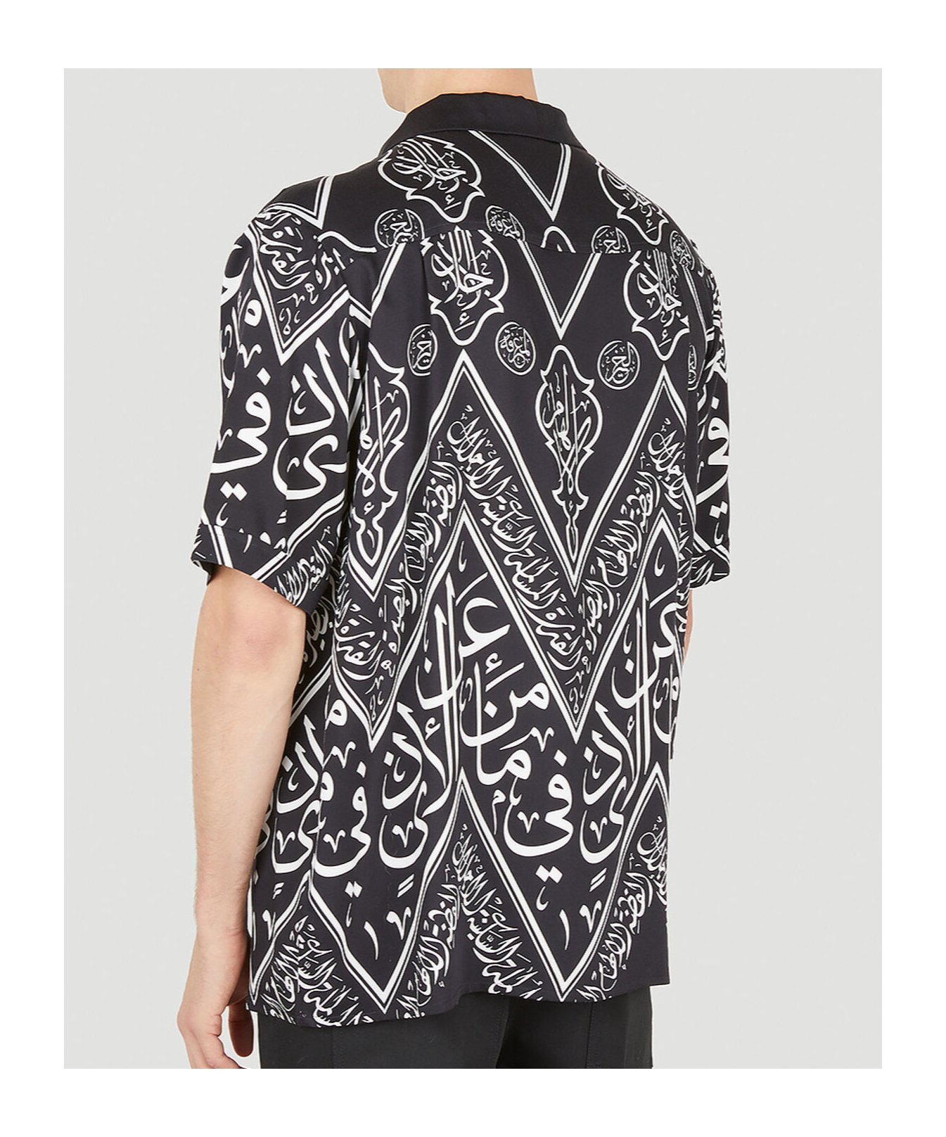 GMBH GRAPHIC PRINT BOWLING SHIRT