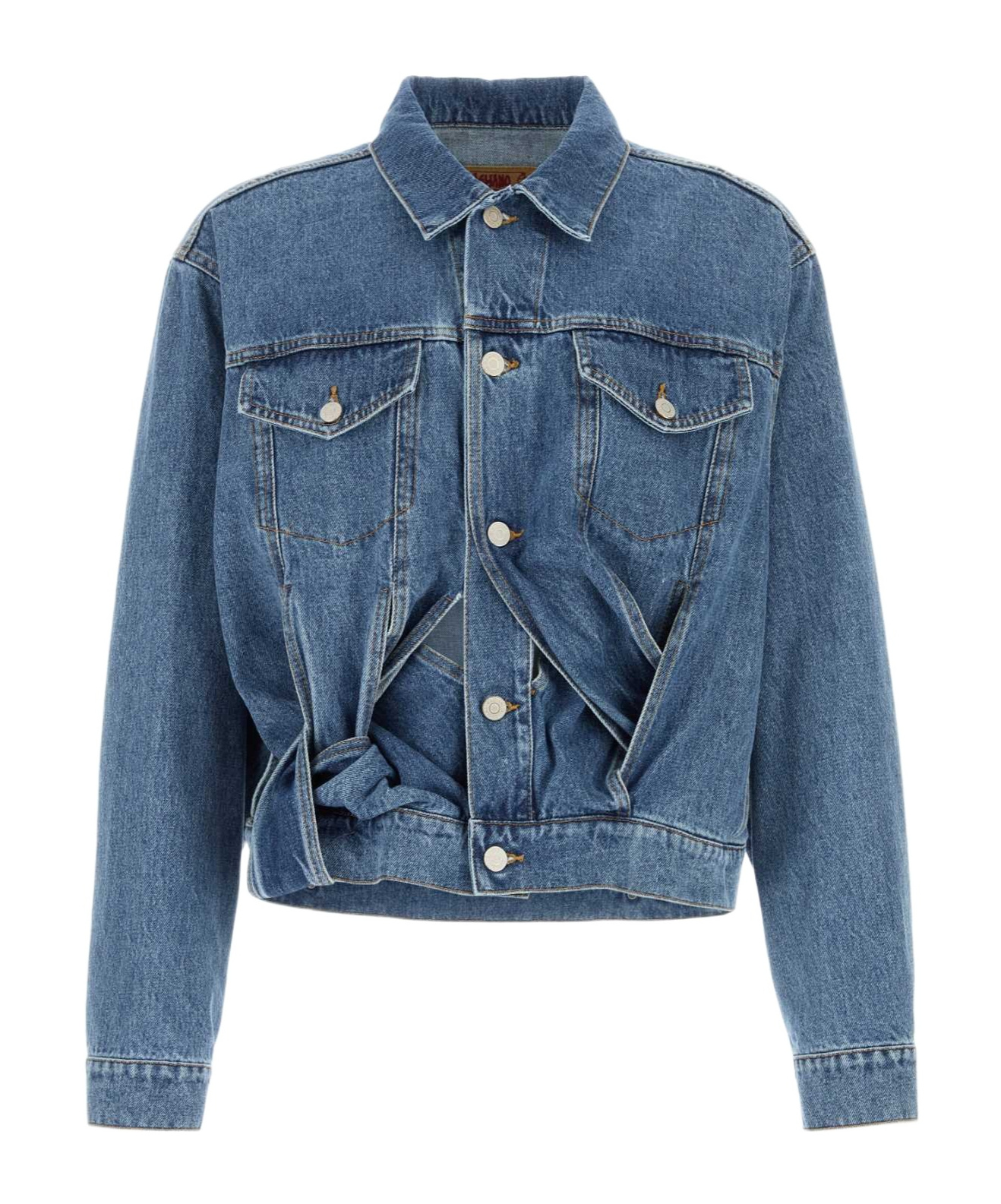 Magliano Denim Level Jacket In Blue