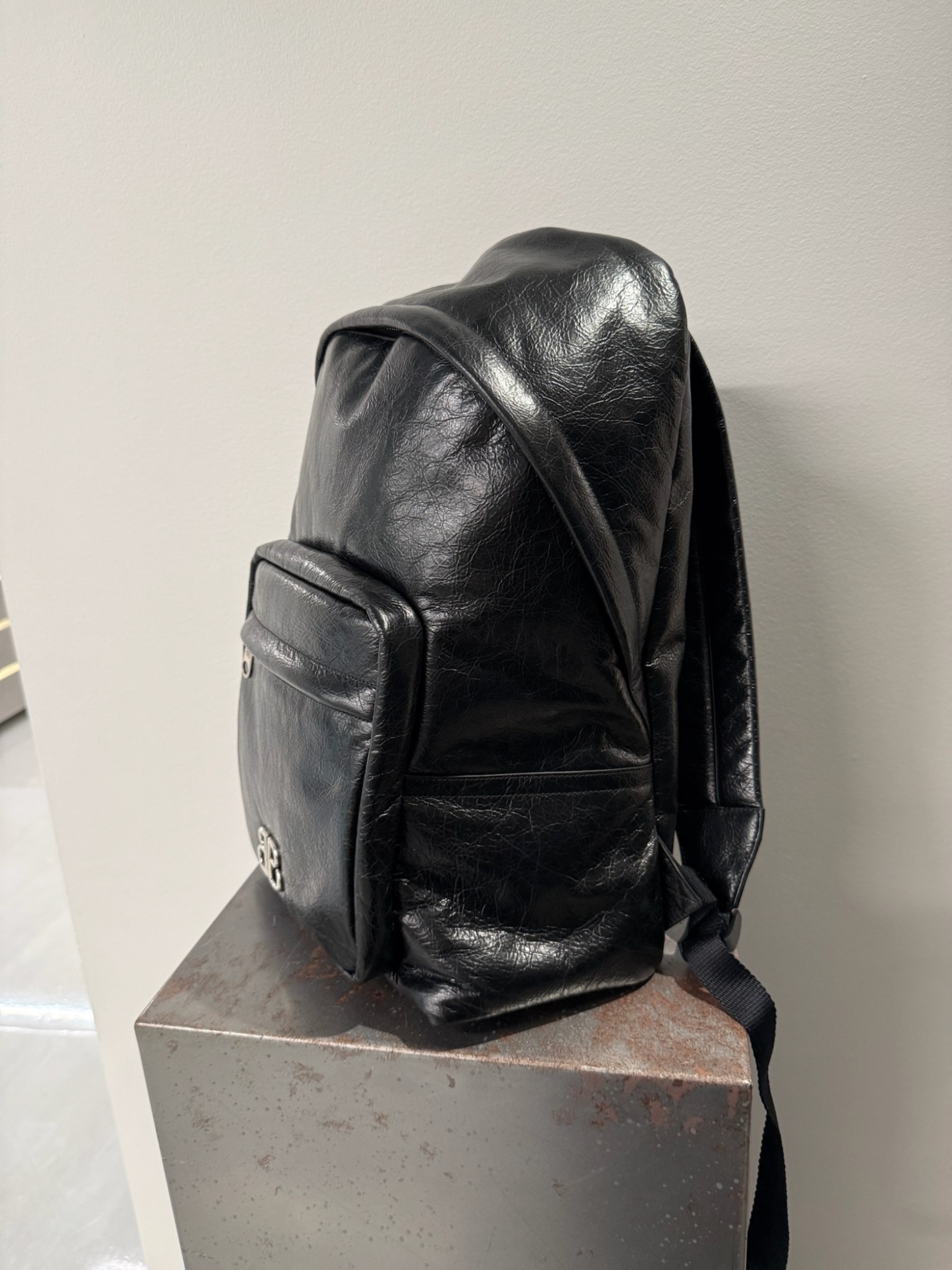 Balenciaga Monaco Backpack In Black