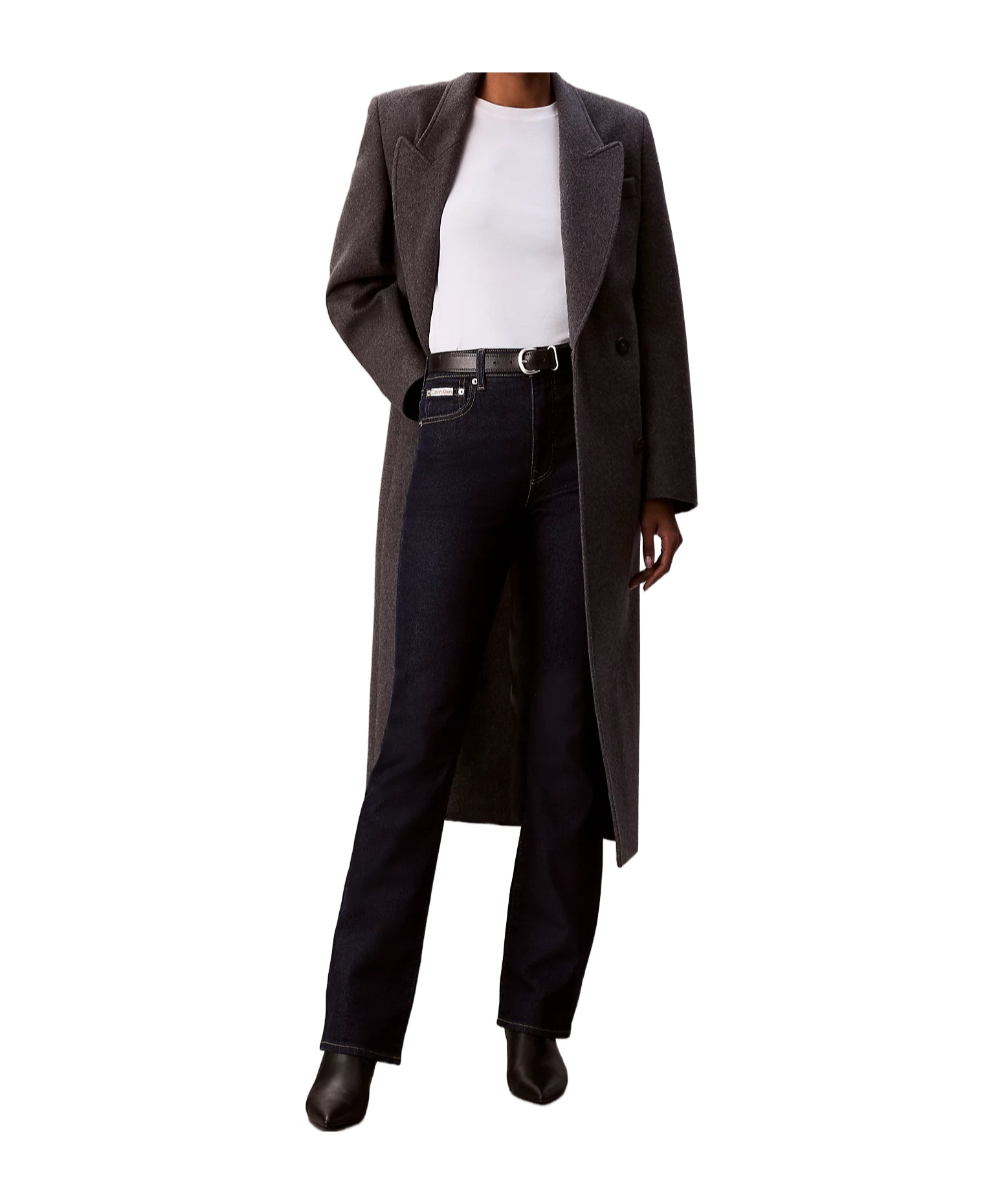 Calvin Klein Jeans Est.1978 Skinny Bootcut Jeans In Brown