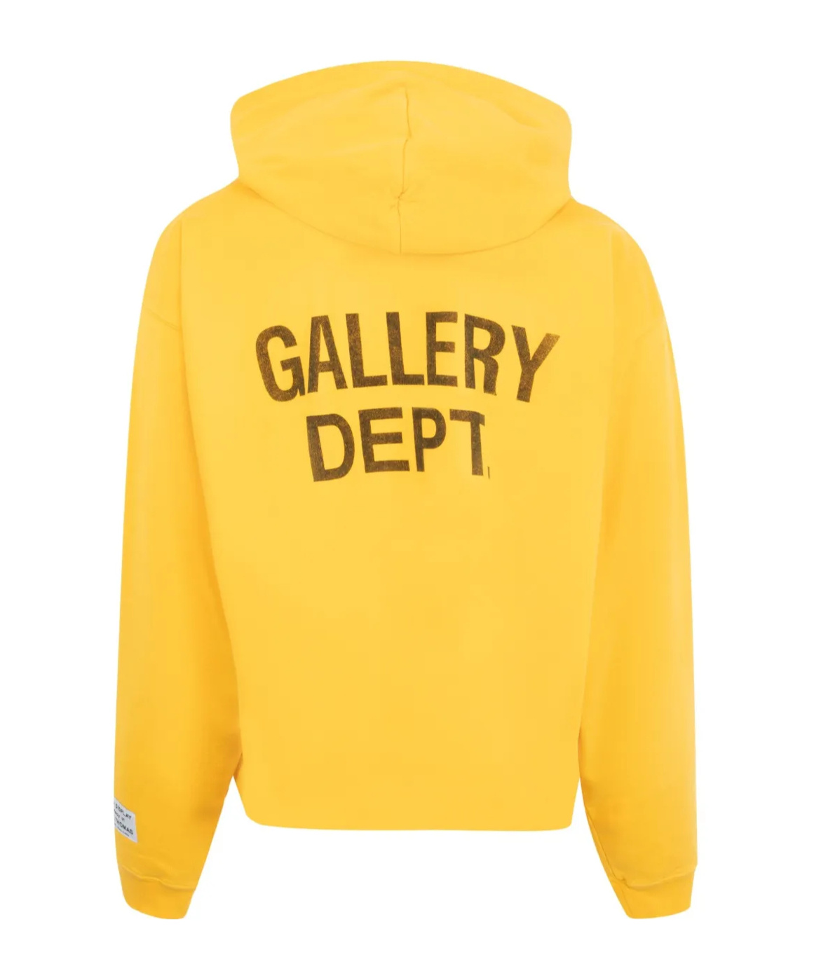Shop Gallery Dept. 90's Gd-logo Hoodie In Yellow
