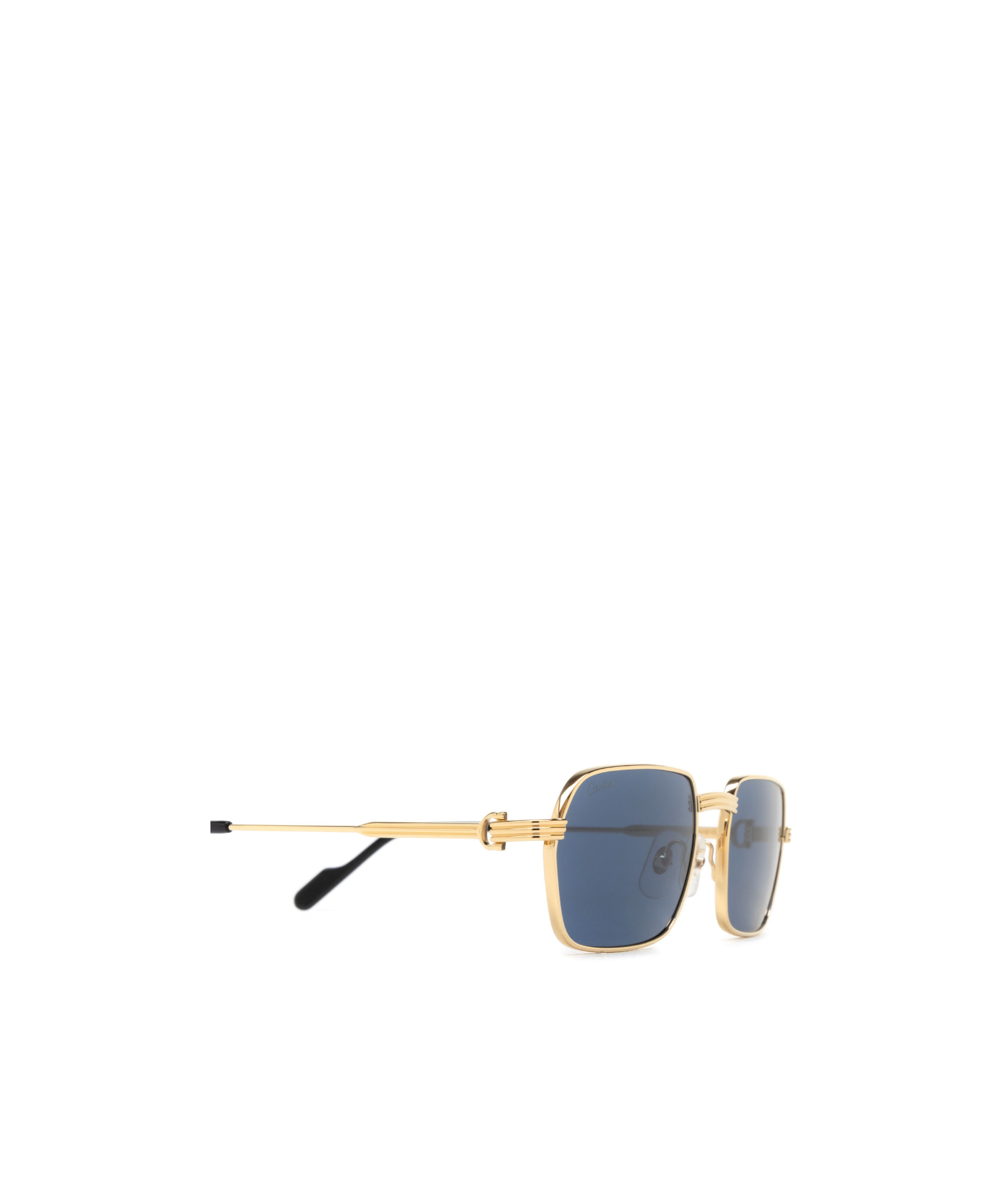 Cartier Rectangle Frame Sunglasses In Blue