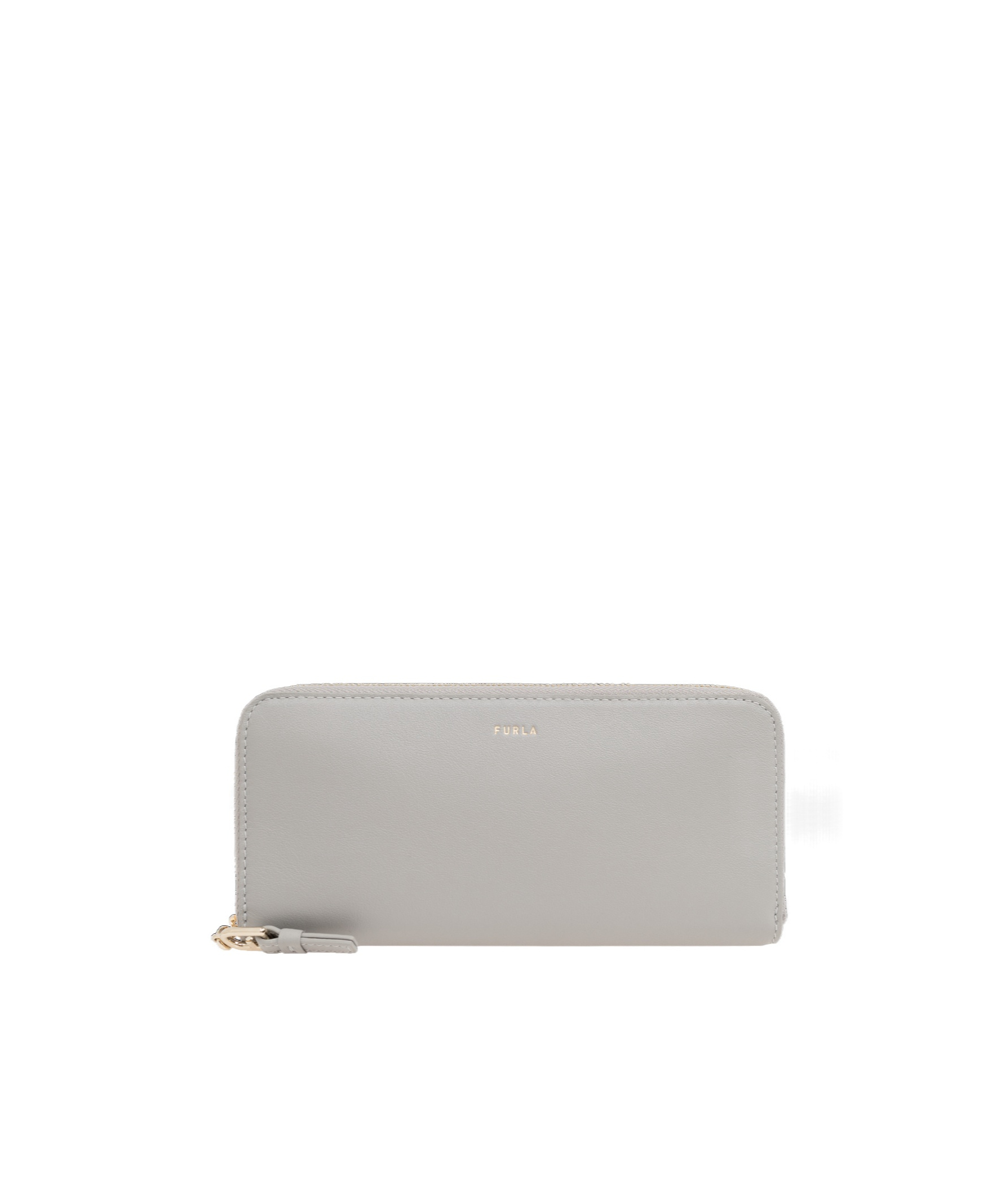 Furla Nuvola Leather Wallet In Gray