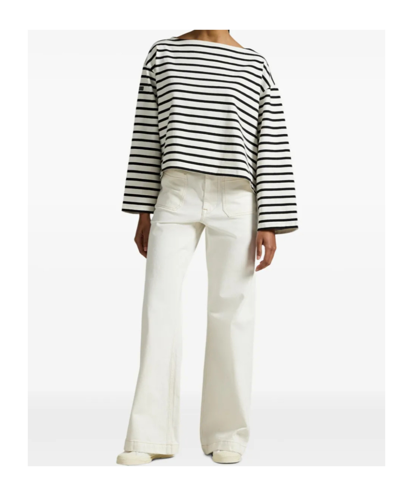 Polo Ralph Lauren Tailored Straight Leg Trousers Back Pockets In White