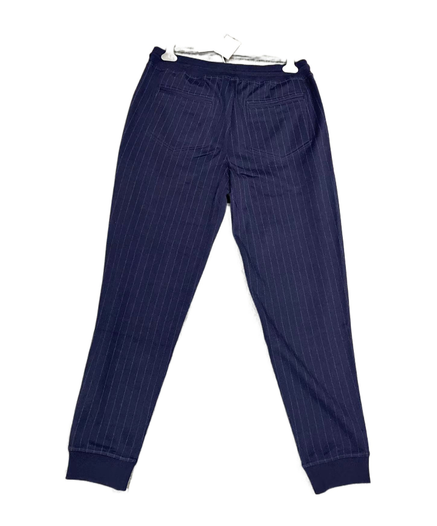 Brunello Cucinelli Vertical Stripe Pattern Sweatpants In Blue