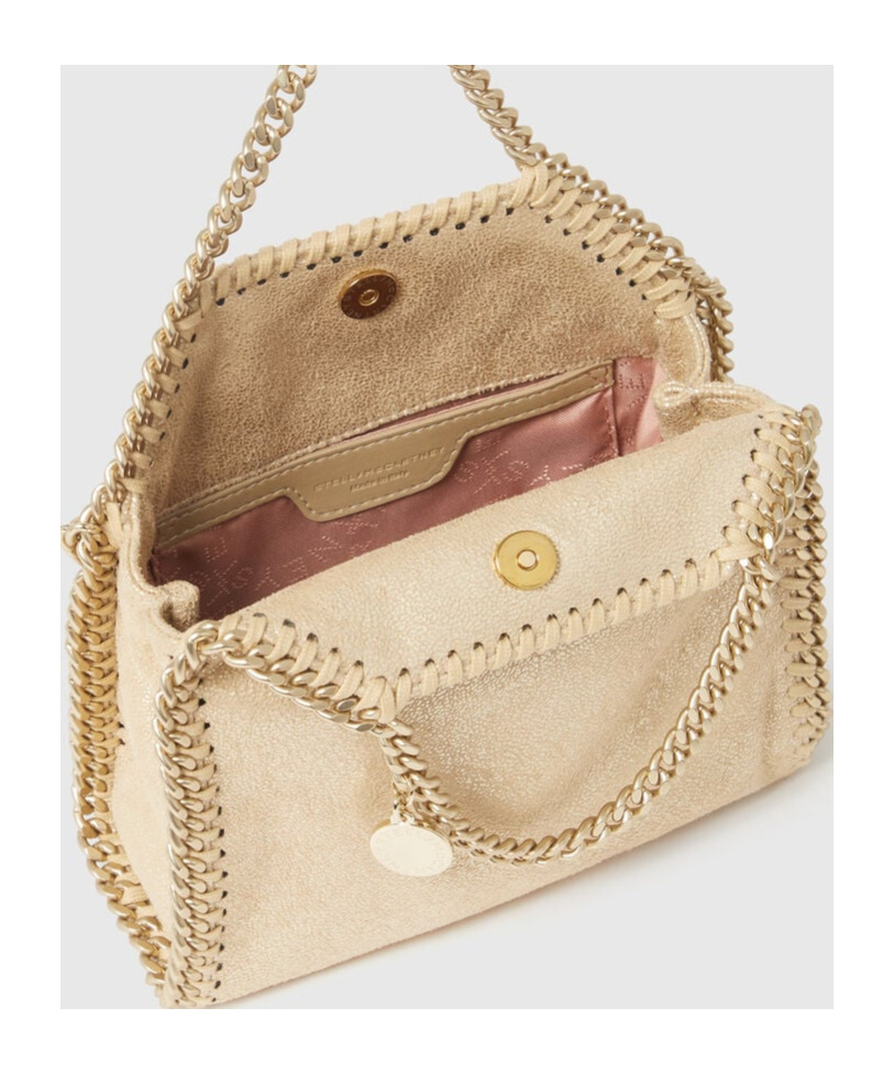 Stella Mccartney Falabella Tiny Tote Bag In Purple